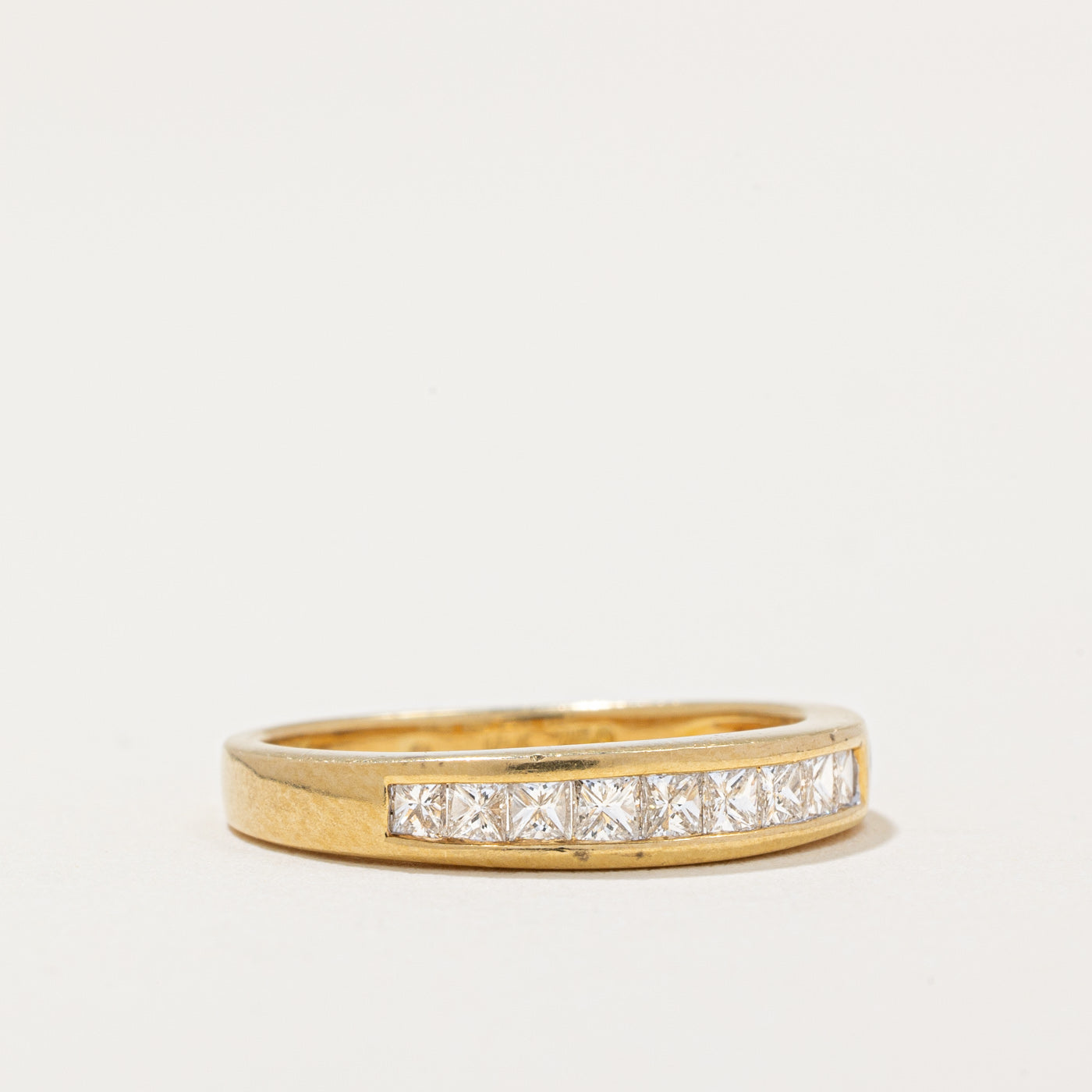 Bague en diamant taille princesse | 0,33 ct | Taille 5,5 |