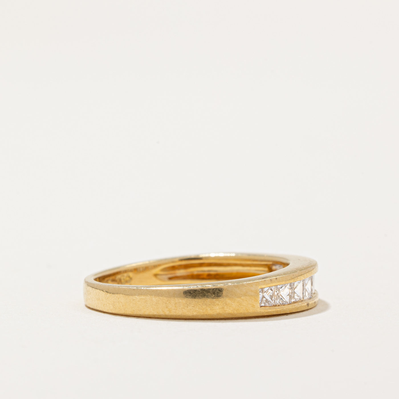 Bague en diamant taille princesse | 0,33 ct | Taille 5,5 |