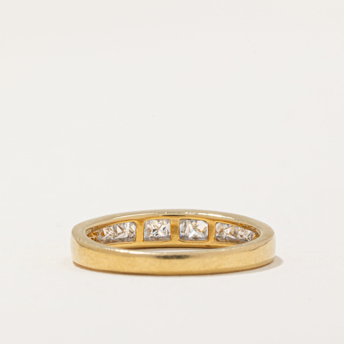 Bague en diamant taille princesse | 0,33 ct | Taille 5,5 |
