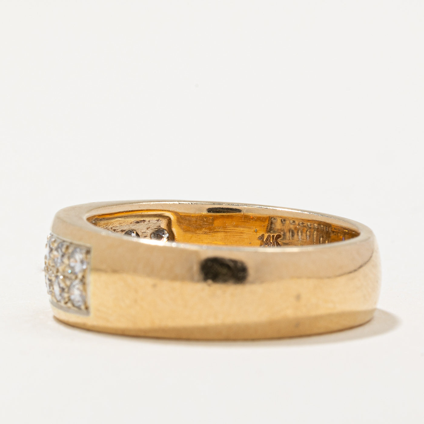 Pave Set Diamond Band | 0.36ctw | SZ 6 |