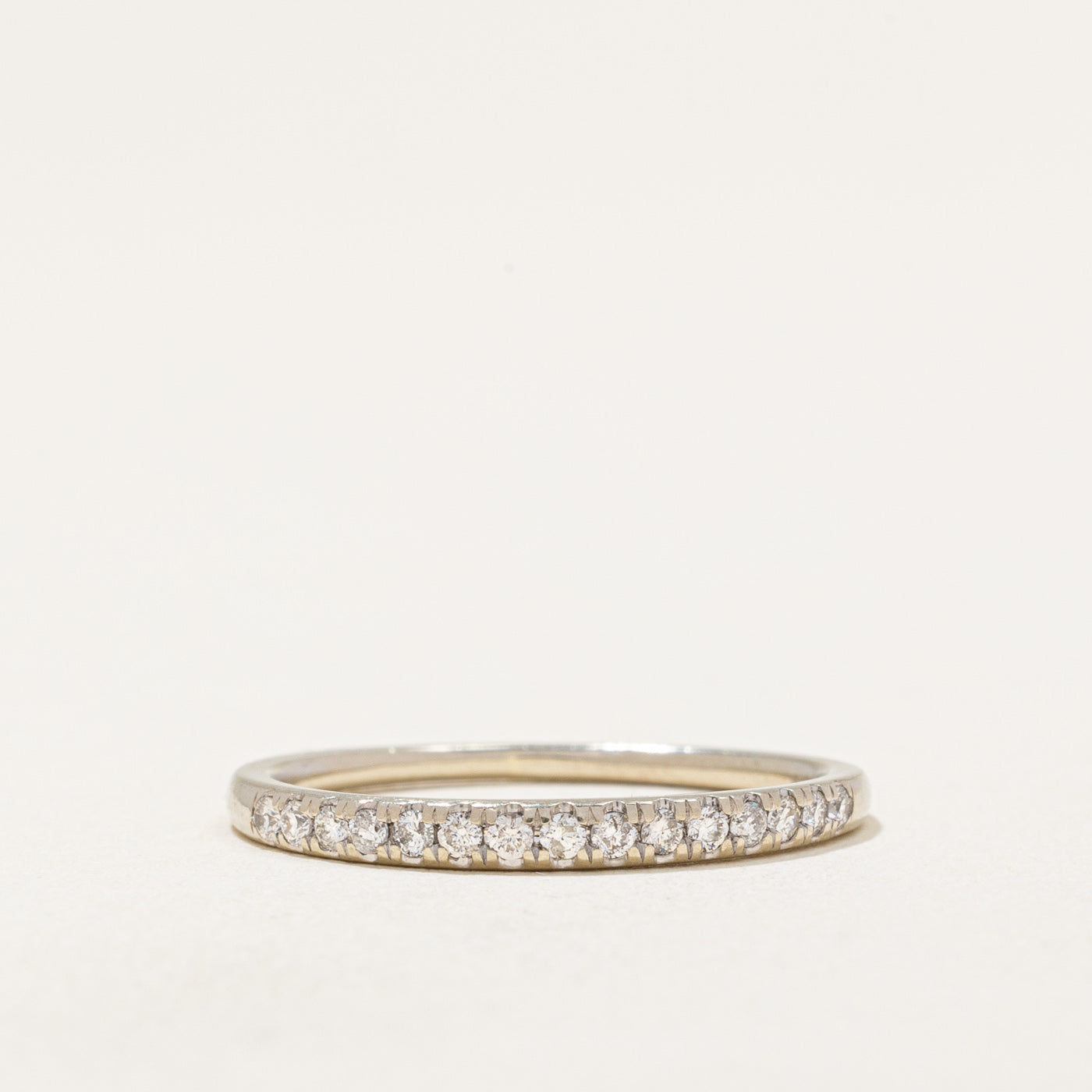 Alliance demi-éternité en diamants | 0,15 ct | Taille 6 |