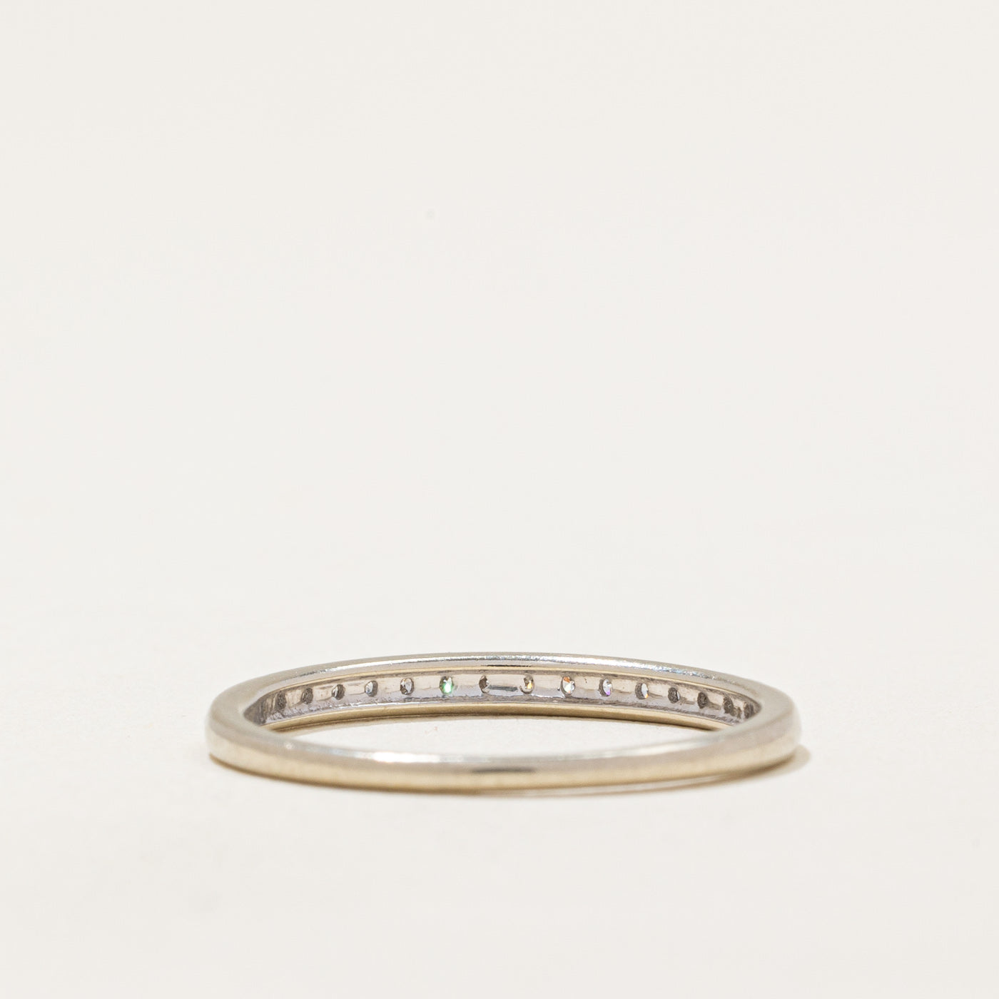 Alliance demi-éternité en diamants | 0,15 ct | Taille 6 |