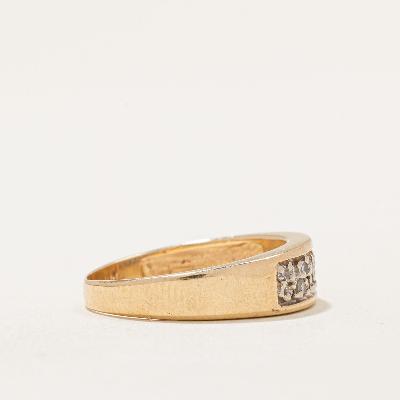 Pave Set Diamond Ring | 0.21ctw | SZ 7 |