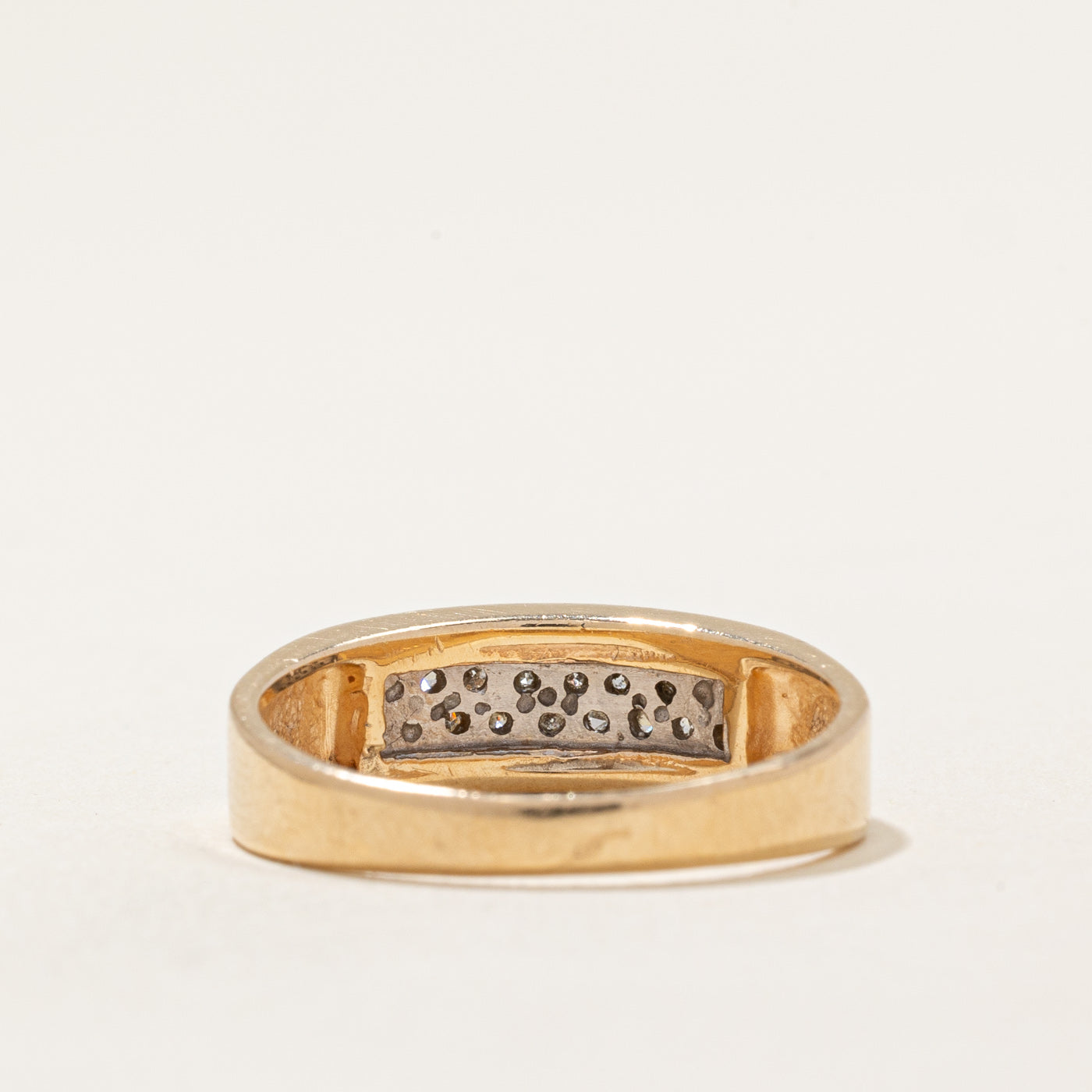 Pave Set Diamond Ring | 0.21ctw | SZ 7 |