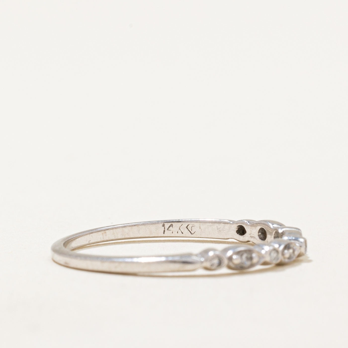 Bague en diamant | 0,07 ct | Taille 6,75 |
