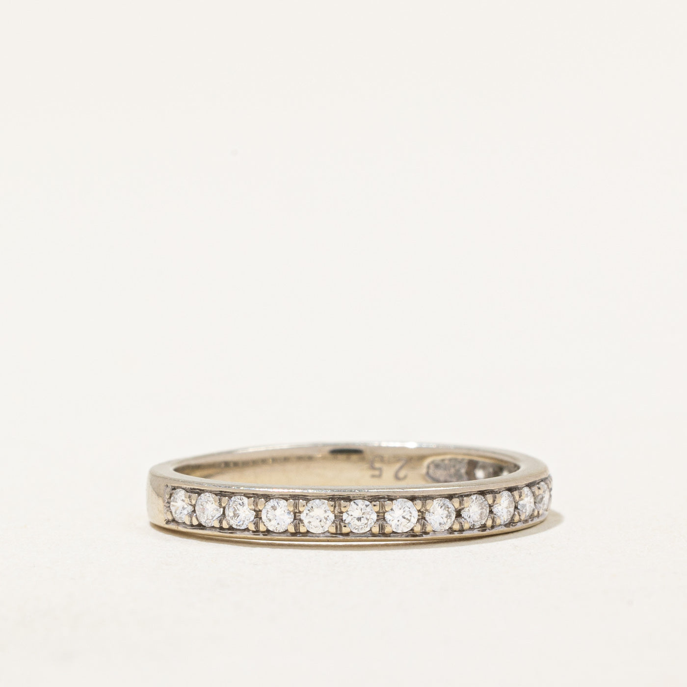 Diamond Semi Eternity Band | 0.22ctw | SZ 4.75 |