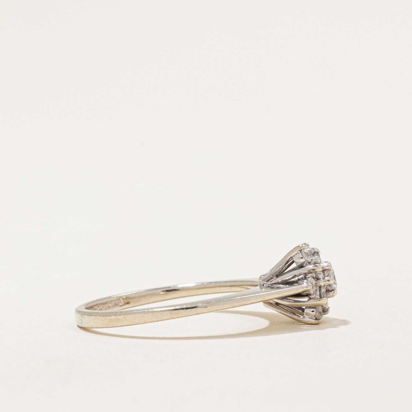 Bague sertie de diamants | 0,25 ct | Taille 6 |