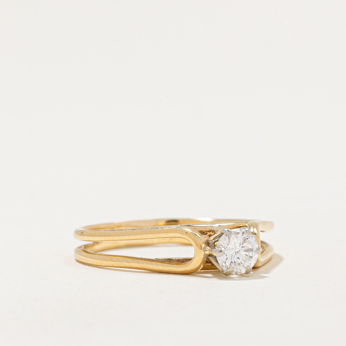 High Set Diamond Ring | 0.34ct | SZ 7.75 |