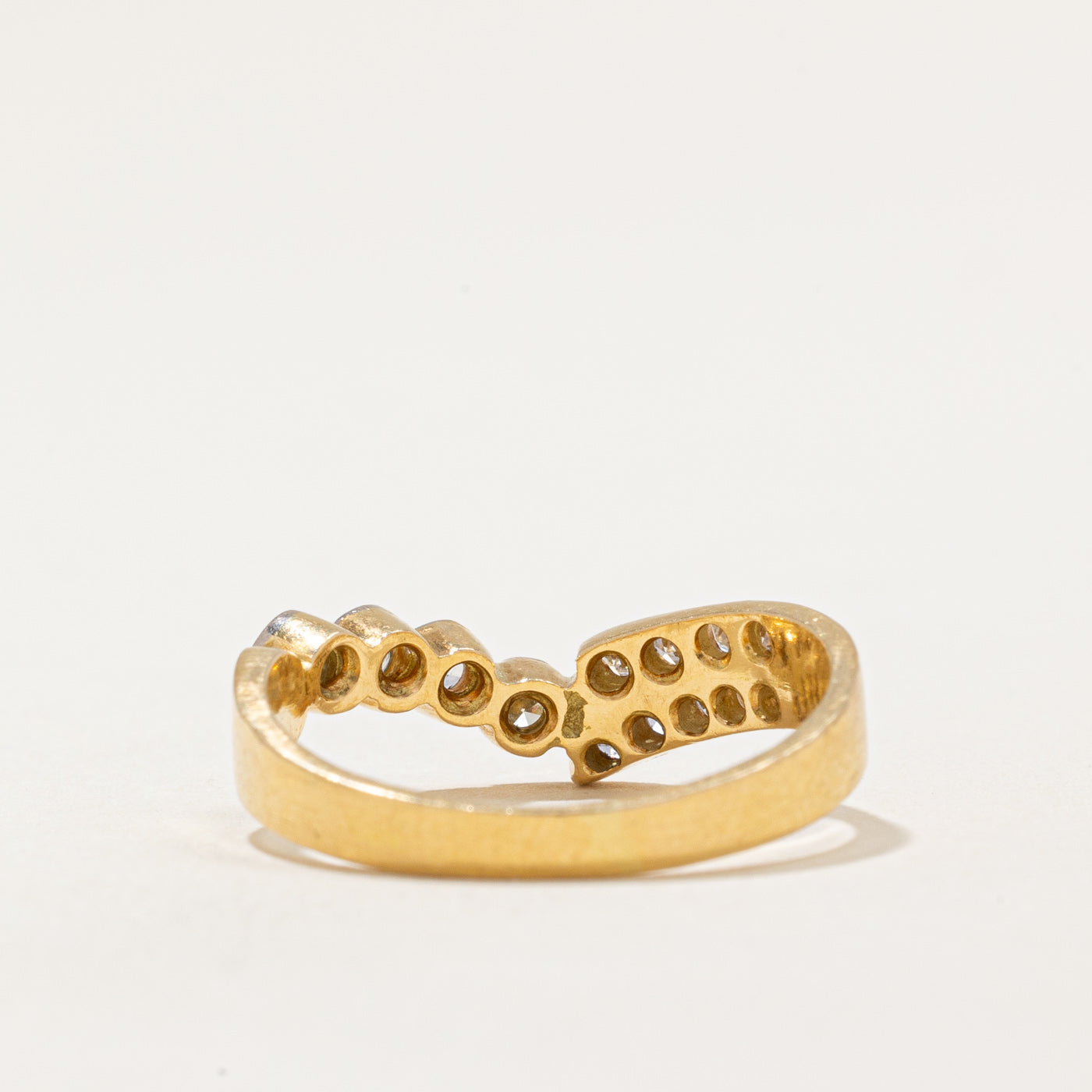Diamond Chevron Ring | 0.30ctw | SZ 7.75 |