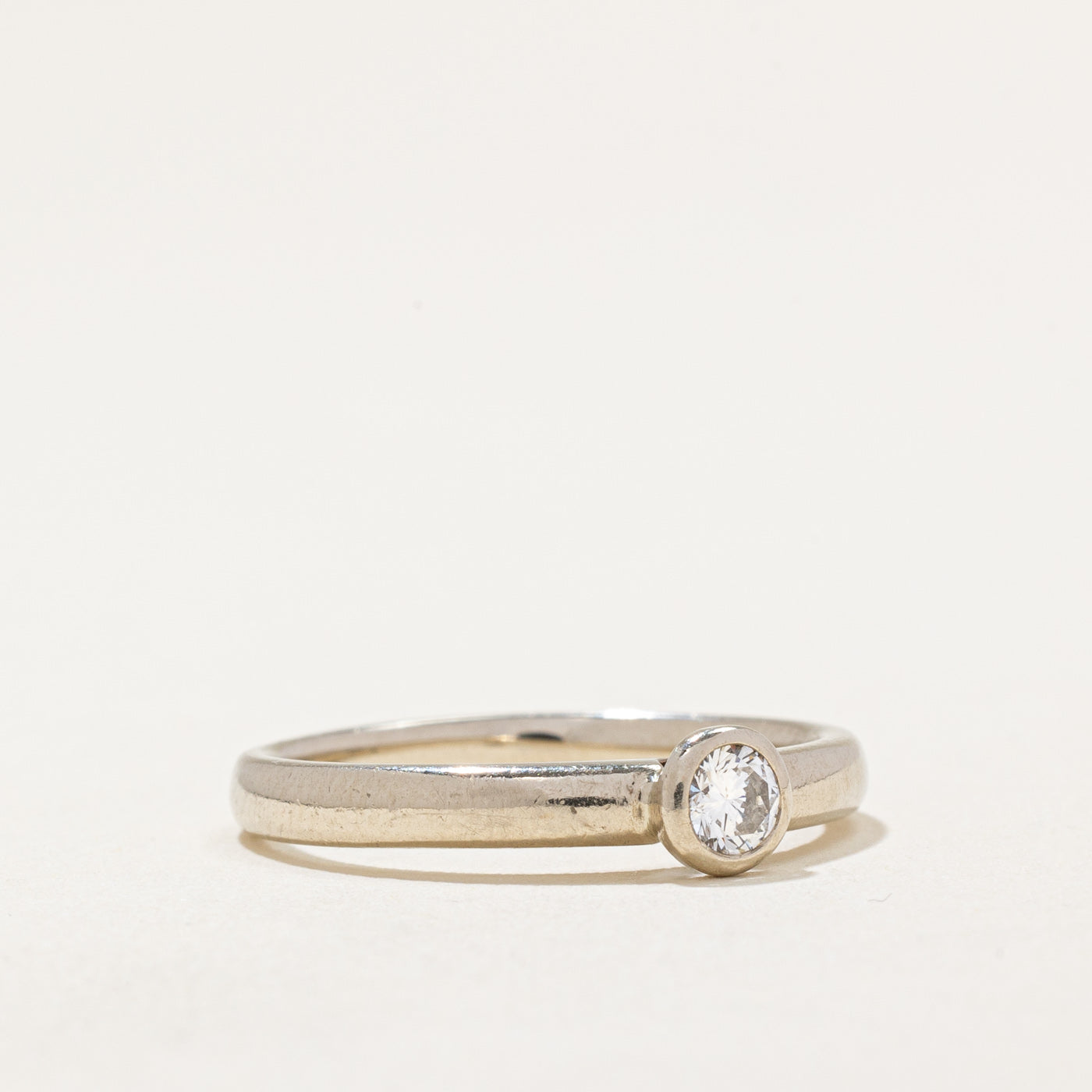 Bague sertie de diamants | 0,15 ct | Taille 6,25 |