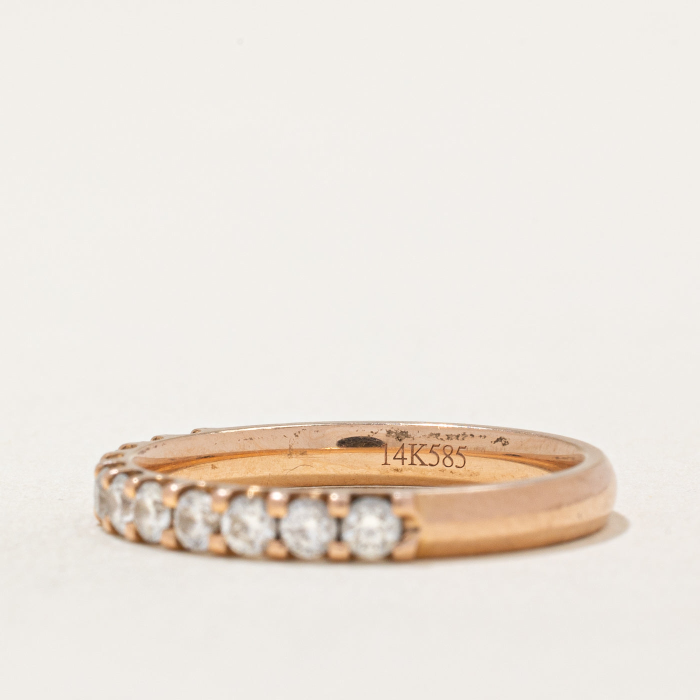 Diamond Semi Eternity Band | 0.44ctw | SZ 6.25 |