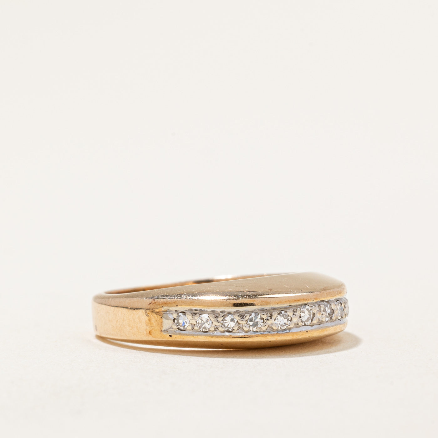Bague sertie de diamants illusion | 0,16 ct | Taille 6,25 |