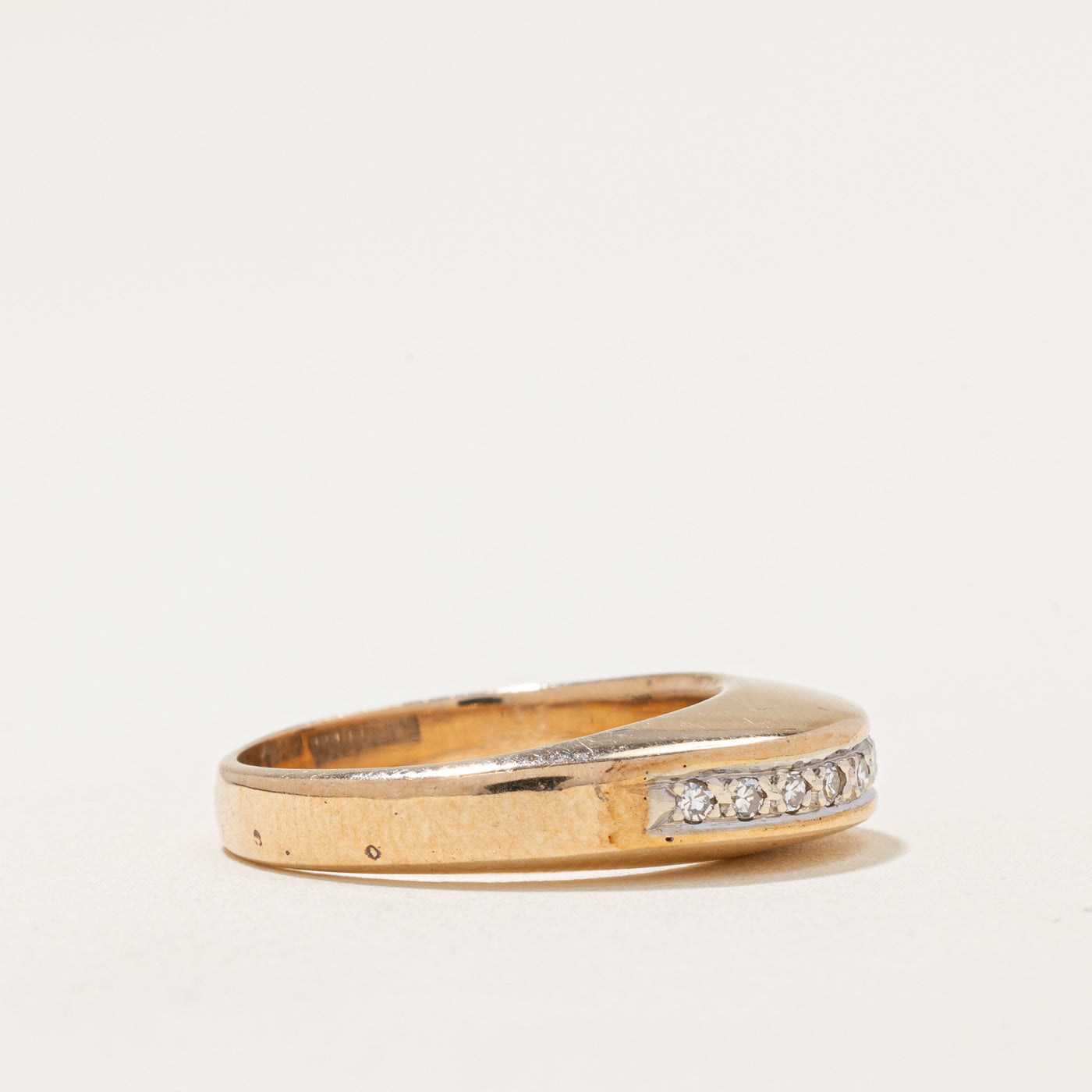 Bague sertie de diamants illusion | 0,16 ct | Taille 6,25 |