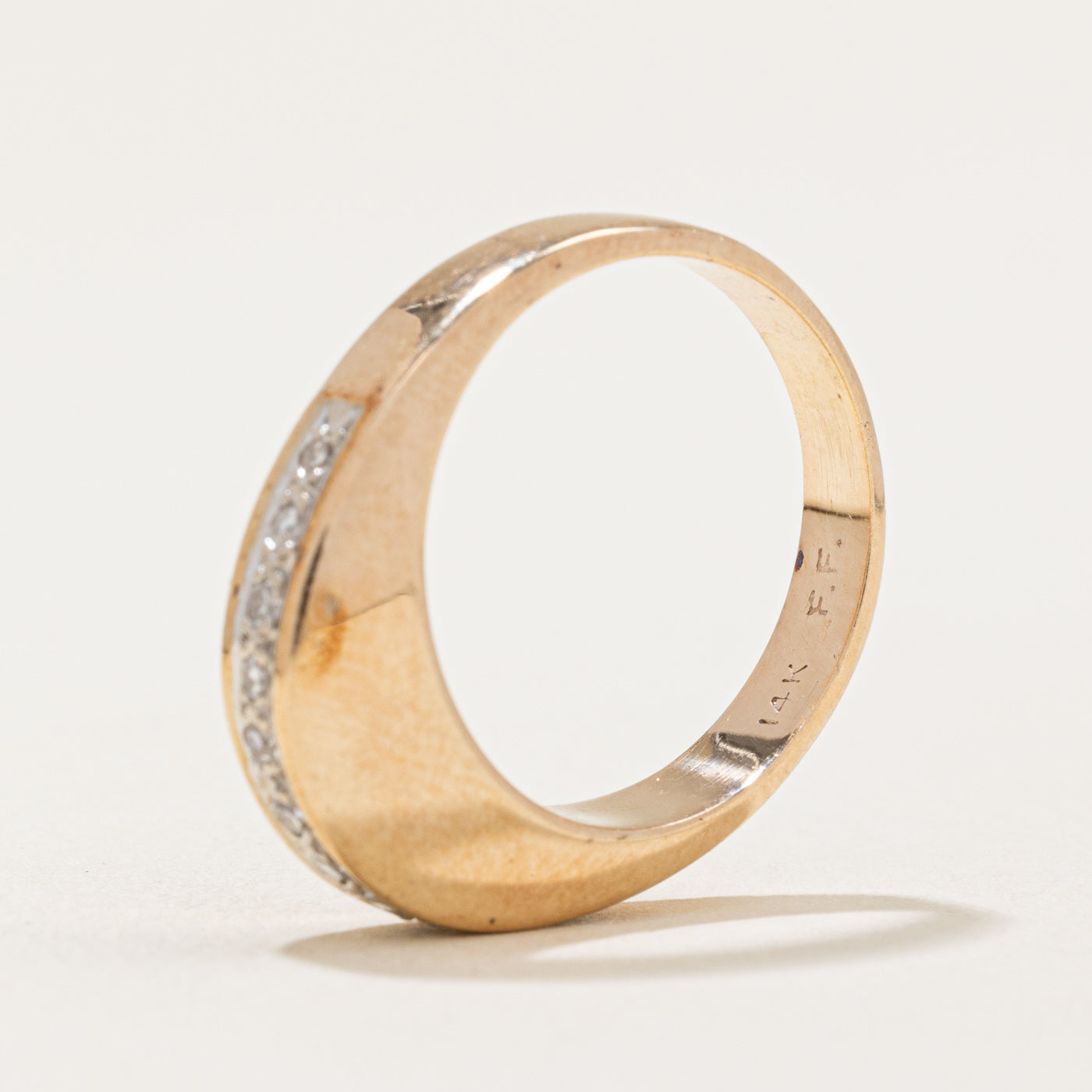 Bague sertie de diamants illusion | 0,16 ct | Taille 6,25 |