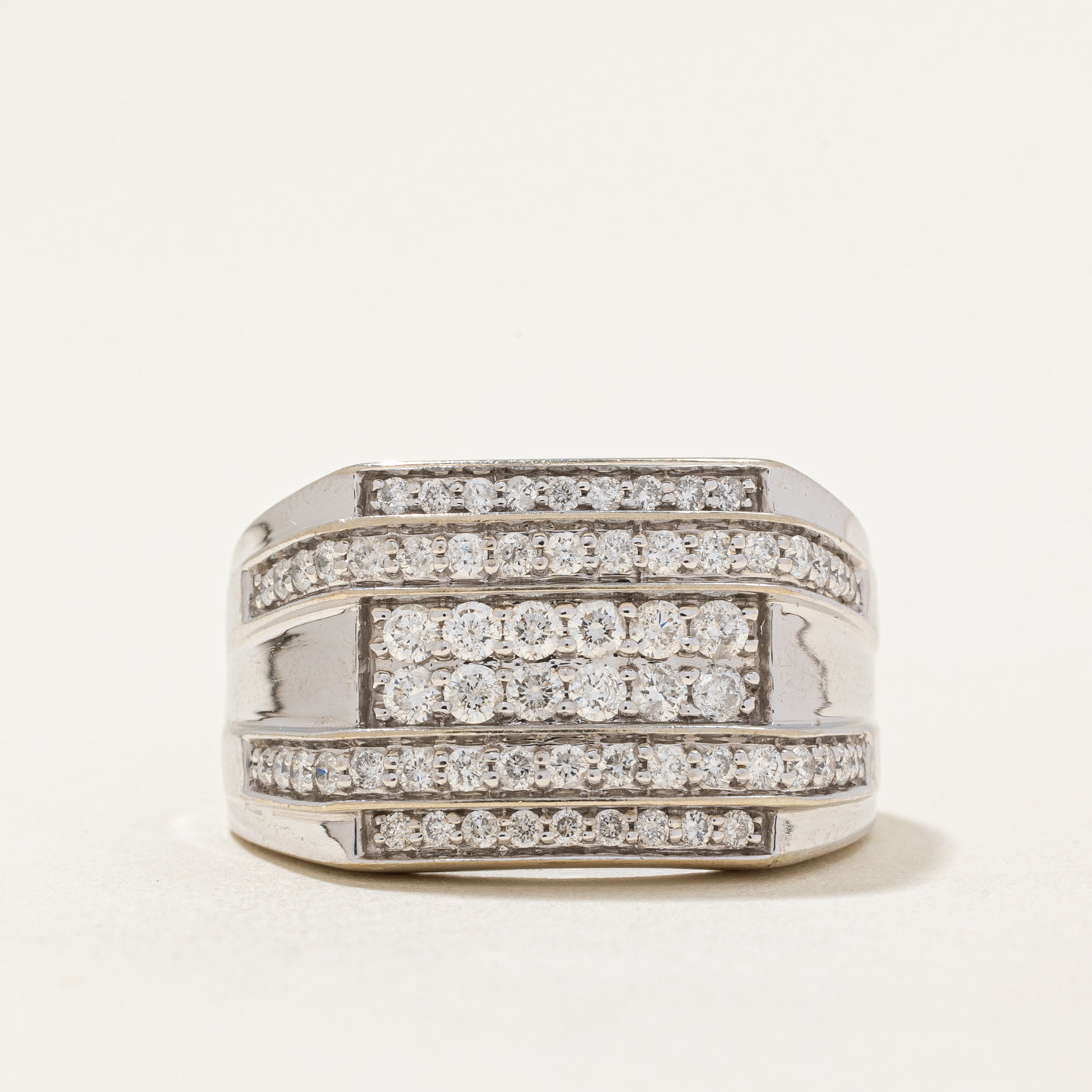 Diamond Cocktail Ring | 1.00ctw | SZ 10.25 |