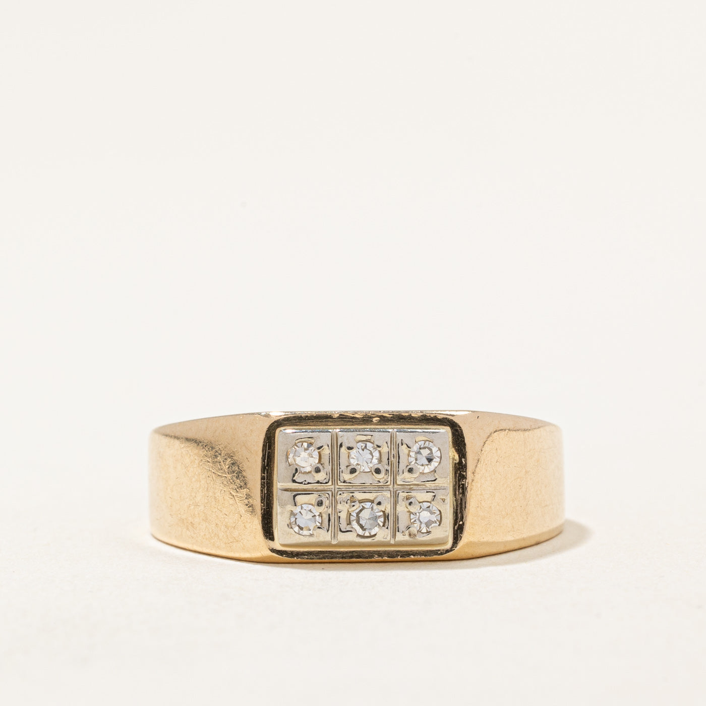 Illusion Set Diamond Ring | 0.09ctw | SZ 9 |