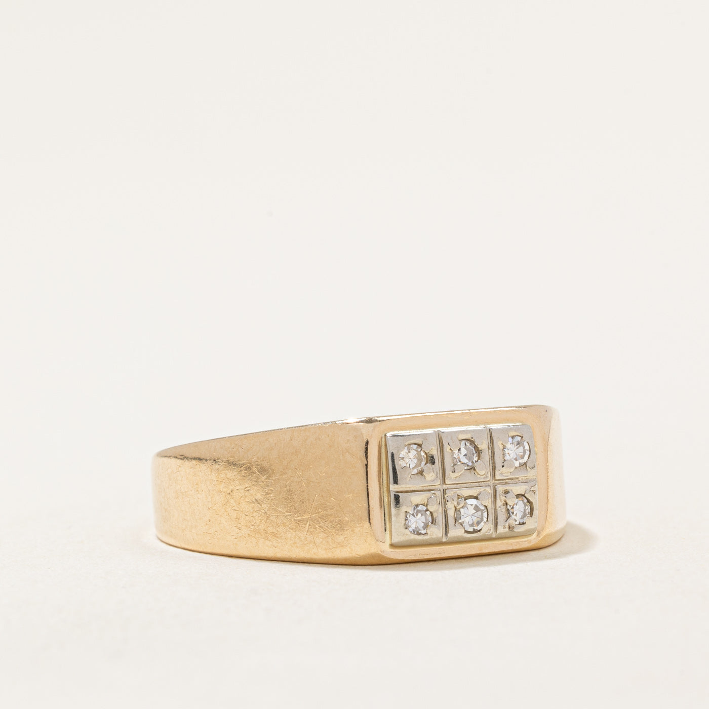 Illusion Set Diamond Ring | 0.09ctw | SZ 9 |