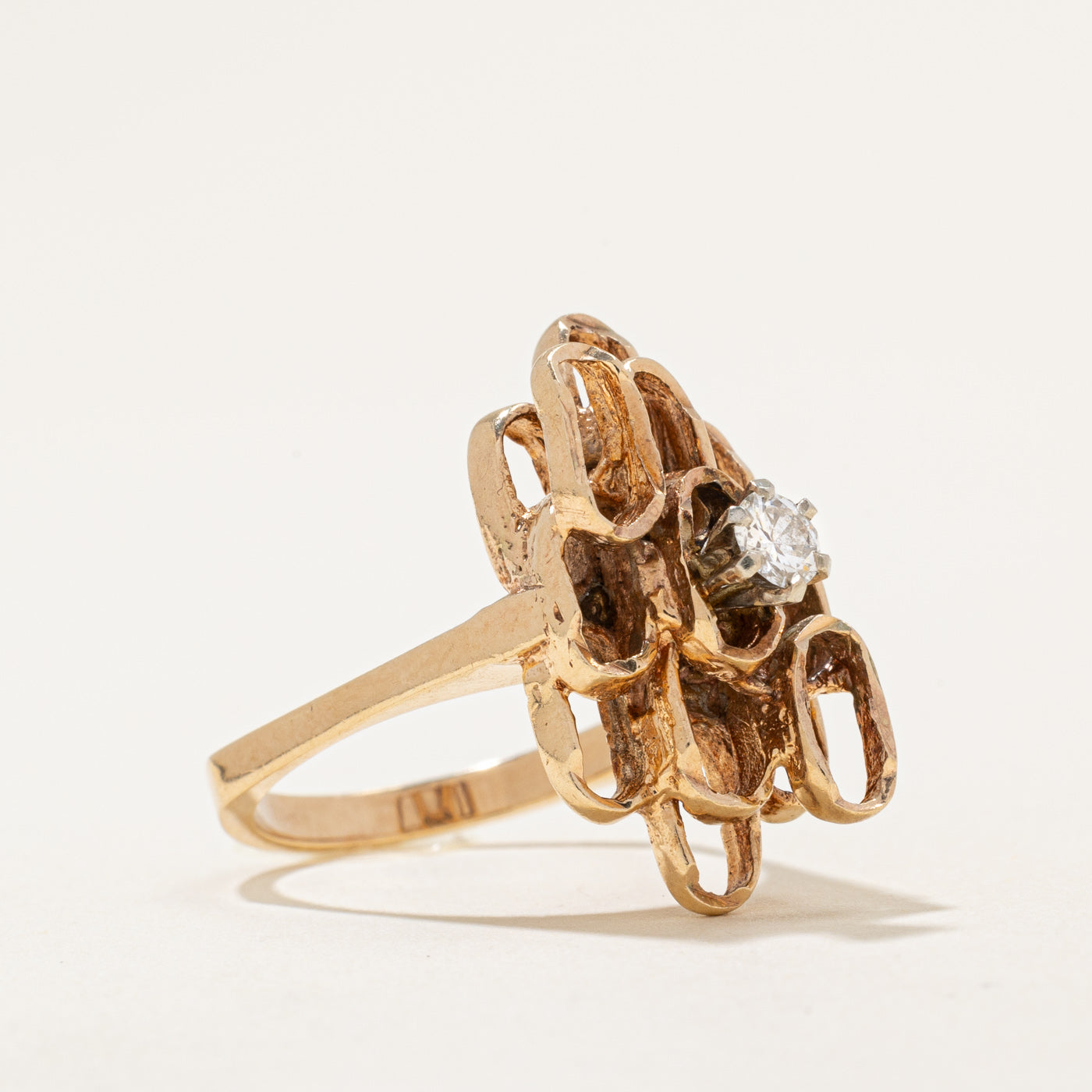 Diamond Cocktail Ring | 0.18ct | SZ 6.75 |