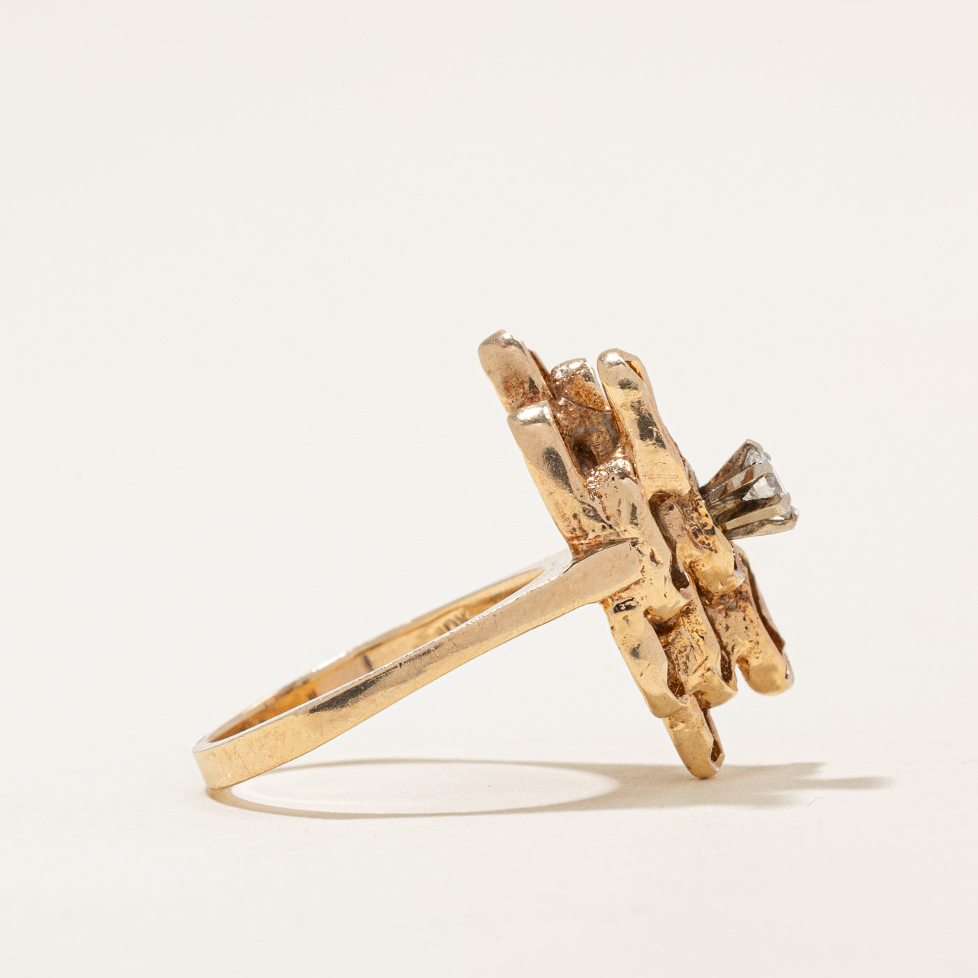 Diamond Cocktail Ring | 0.18ct | SZ 6.75 |