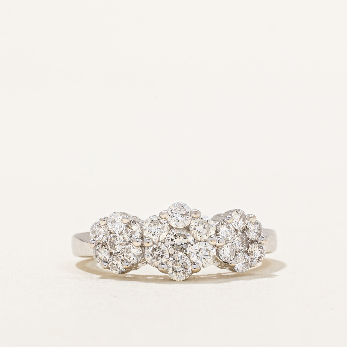 Diamond Cluster Ring | 0.89ctw | SZ 5.25 |