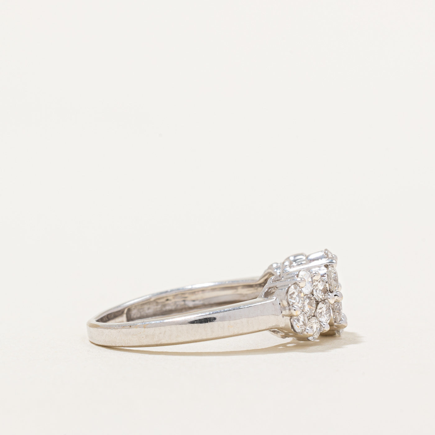 Diamond Cluster Ring | 0.89ctw | SZ 5.25 |