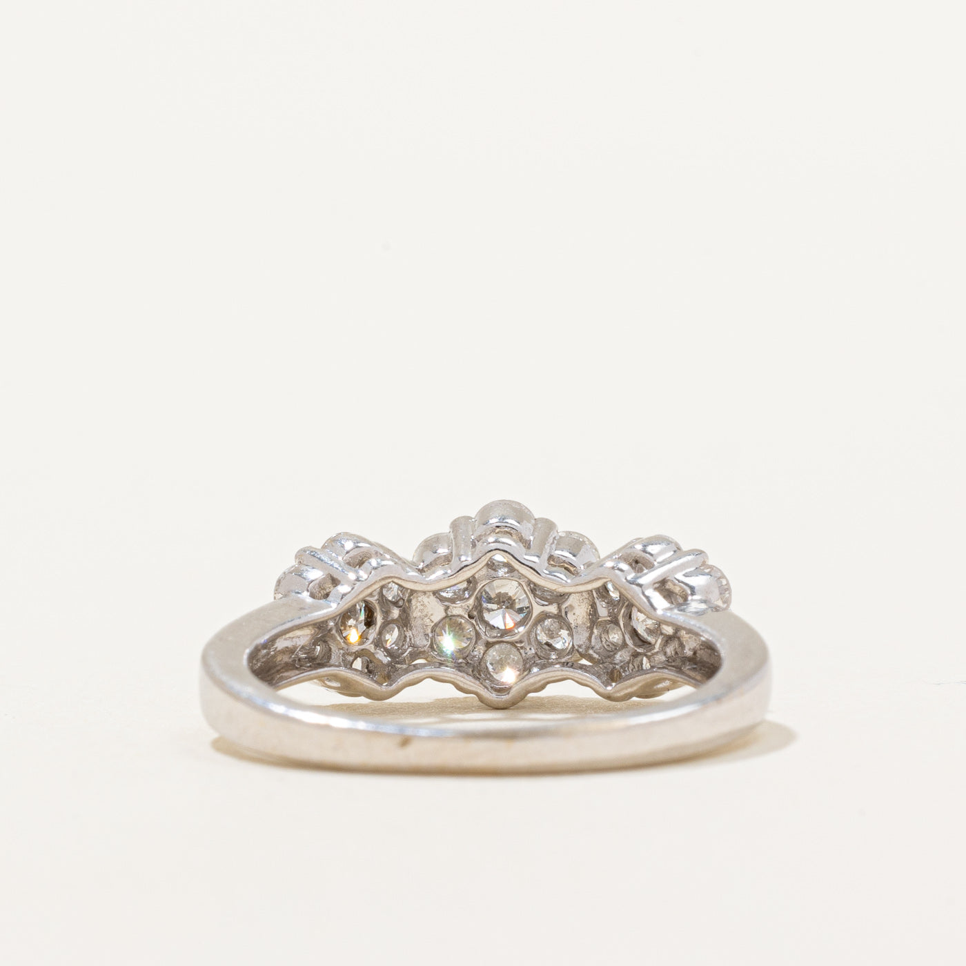 Diamond Cluster Ring | 0.89ctw | SZ 5.25 |