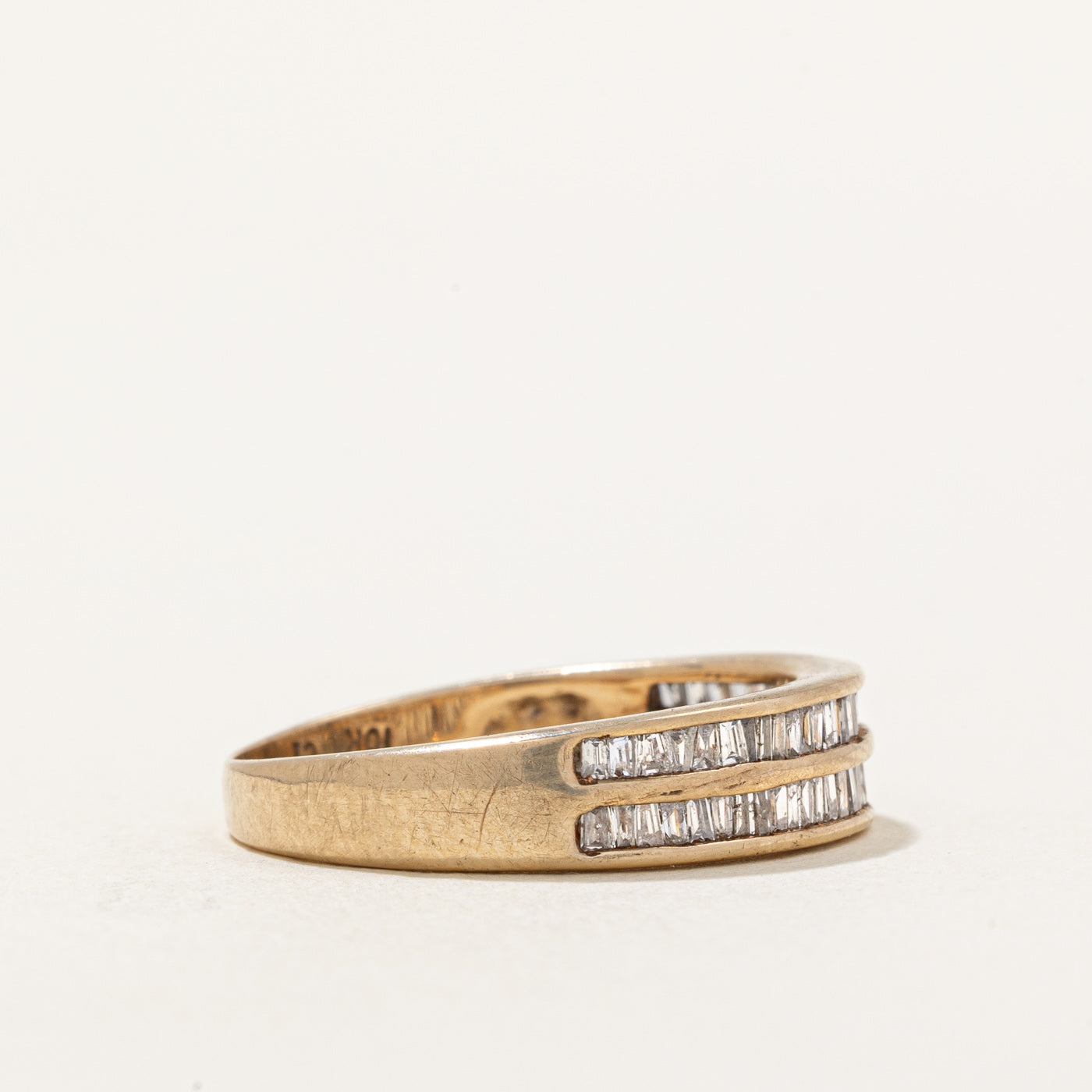 Channel Set Diamond Ring | 0.31ctw | SZ 7 |