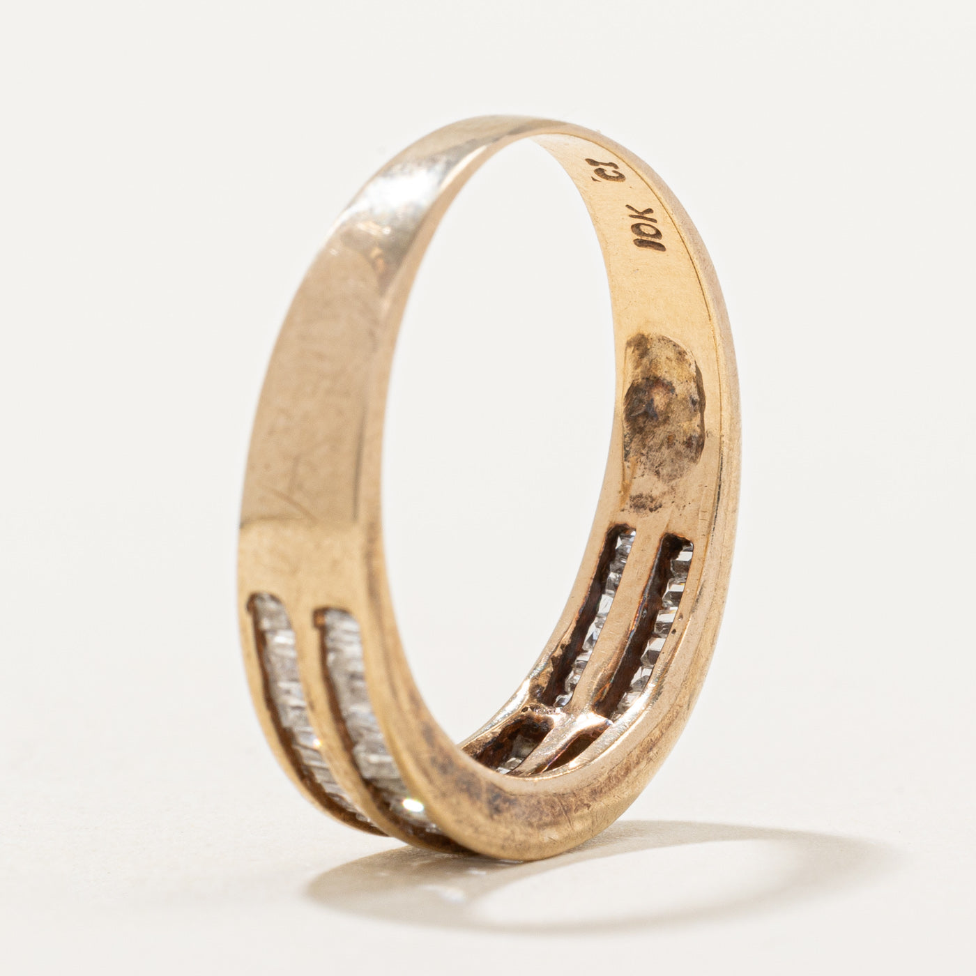 Channel Set Diamond Ring | 0.31ctw | SZ 7 |
