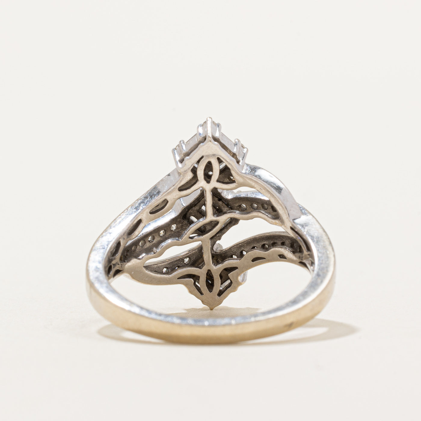Diamond Waterfall Ring | 0.44ctw | SZ 6.75 |