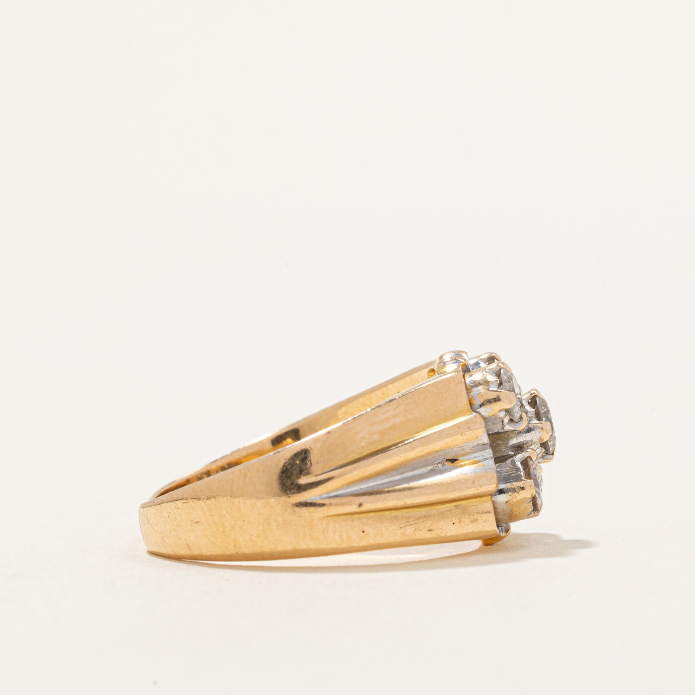 Diamond Cocktail Ring | 0.76ctw | SZ 9.25 |
