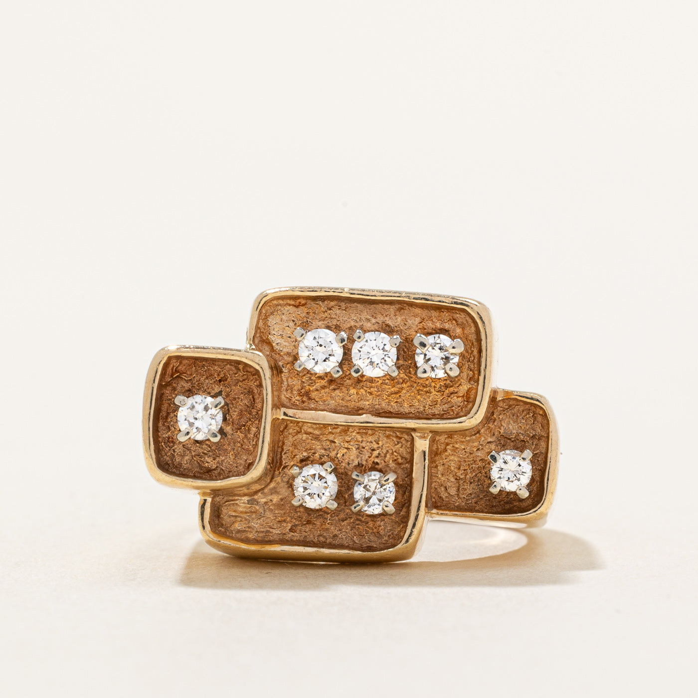 Abstract Diamond Ring | 0.26ctw | SZ 5.5 |