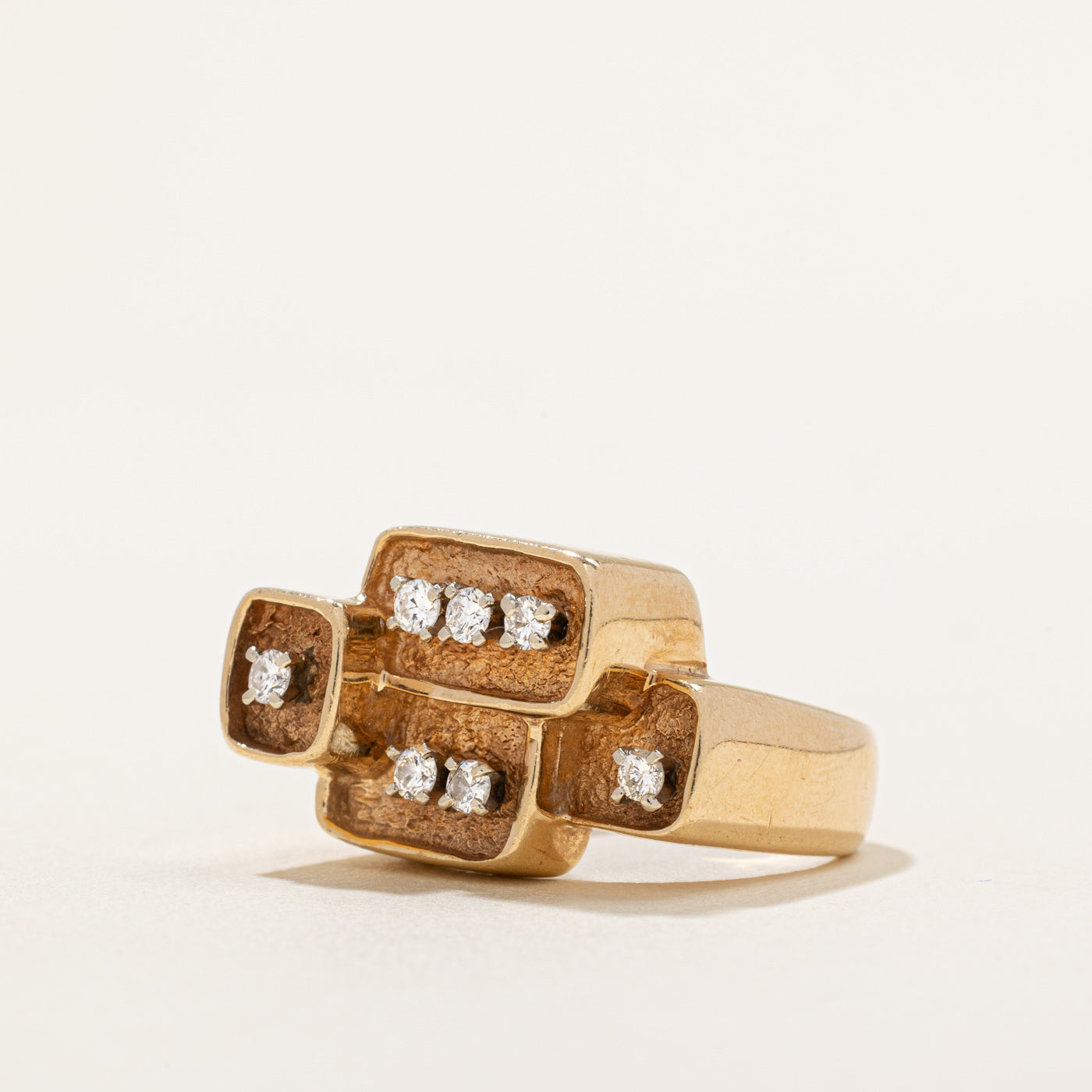 Abstract Diamond Ring | 0.26ctw | SZ 5.5 |
