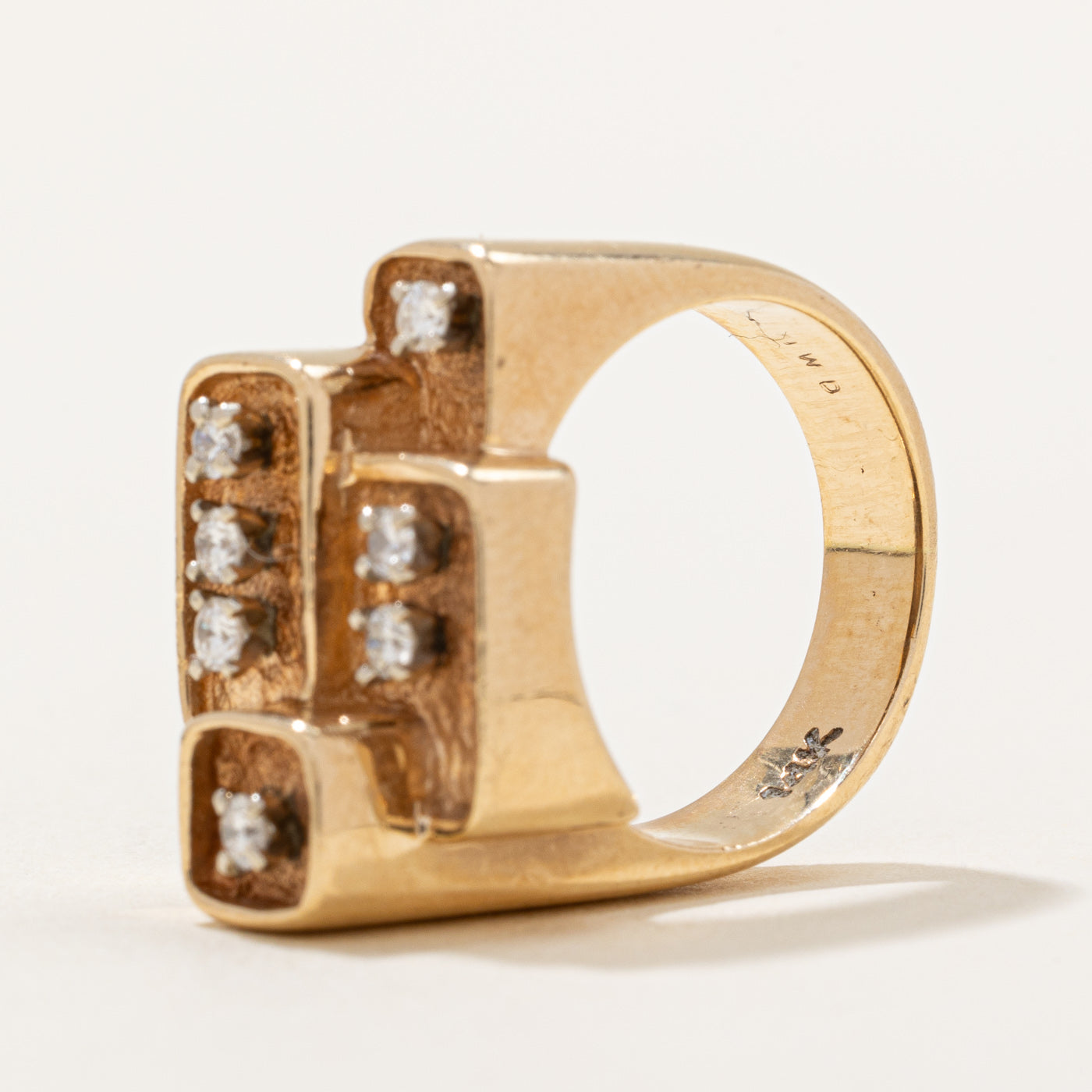 Abstract Diamond Ring | 0.26ctw | SZ 5.5 |