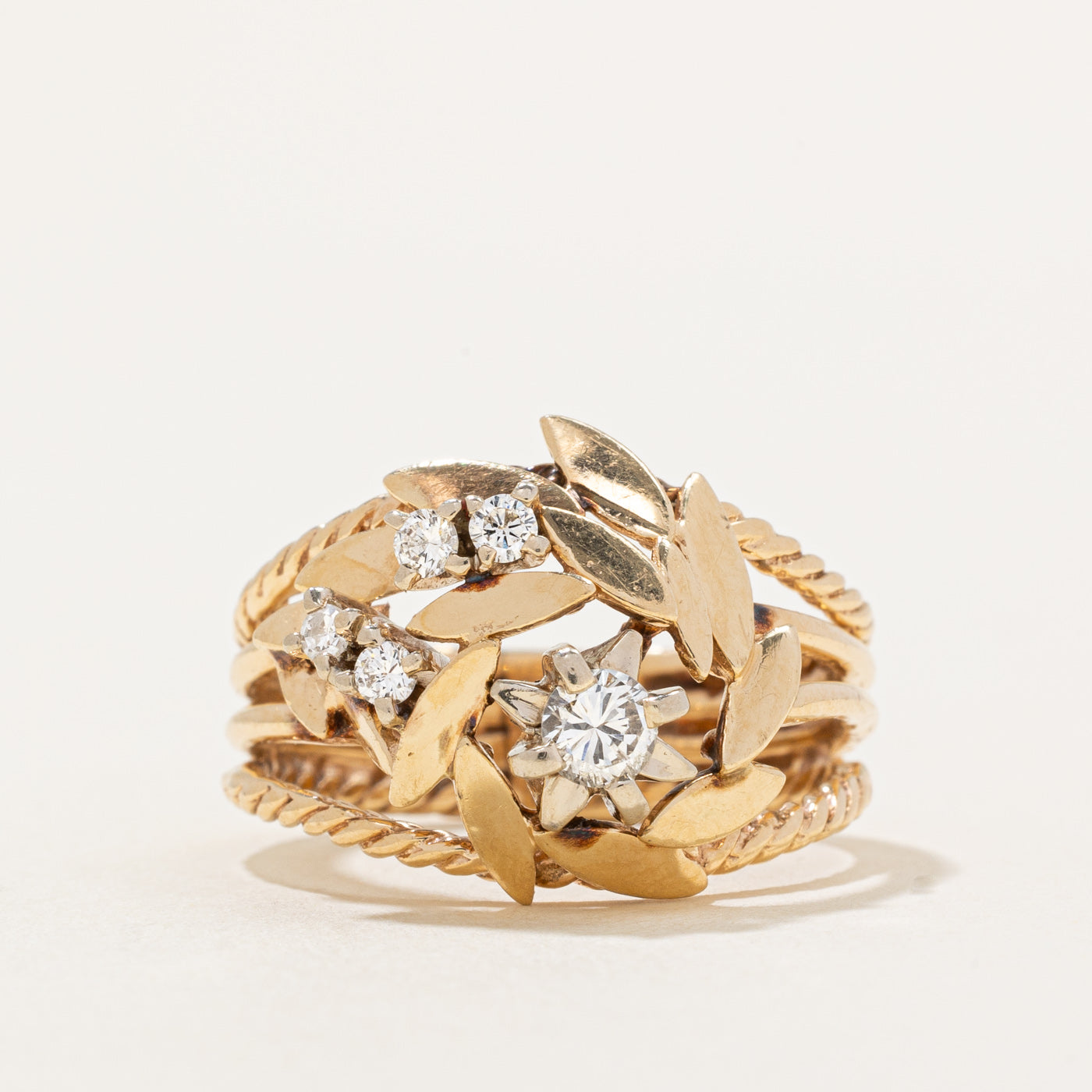 Diamond Cocktail Ring | 0.38ctw | SZ 8.5 |