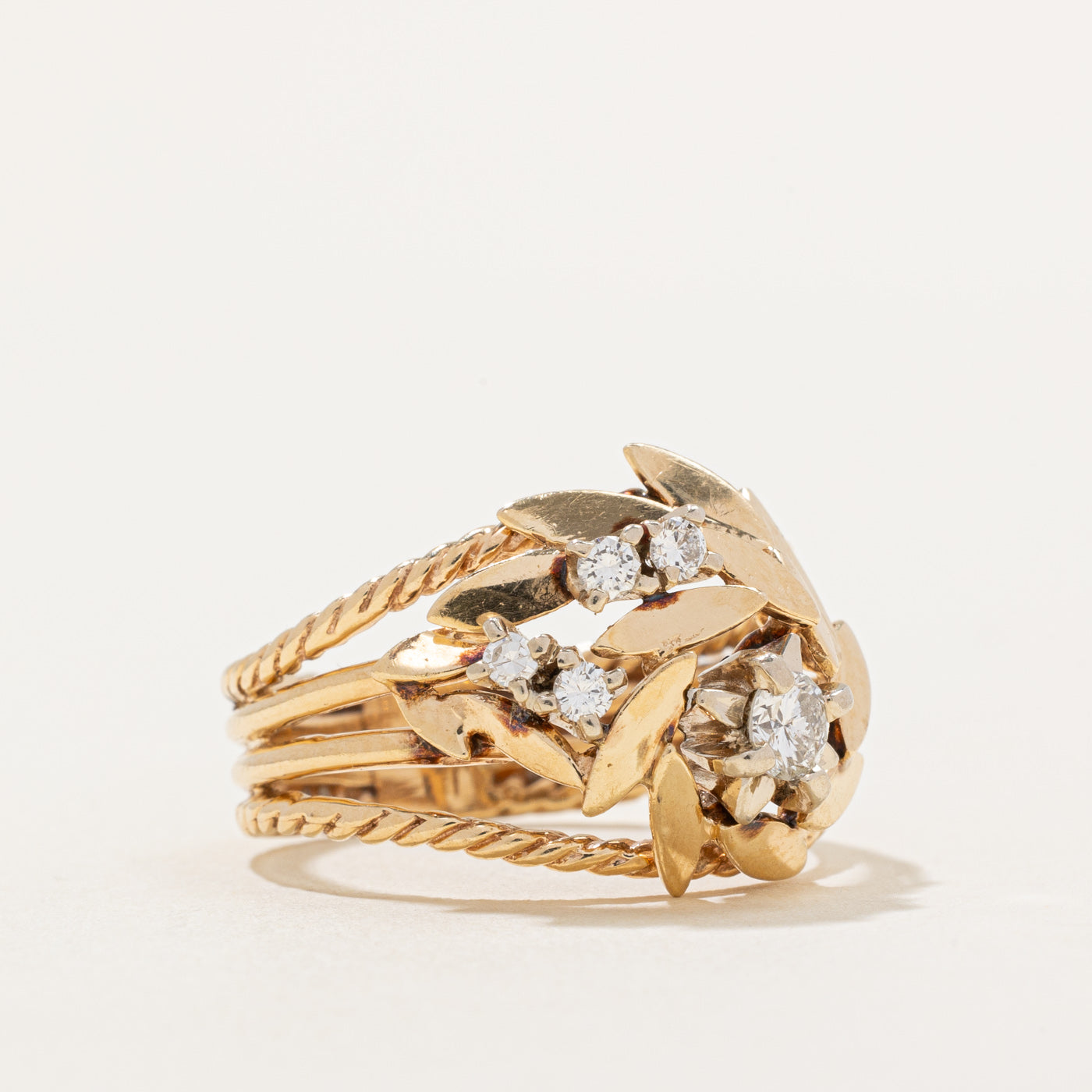 Diamond Cocktail Ring | 0.38ctw | SZ 8.5 |