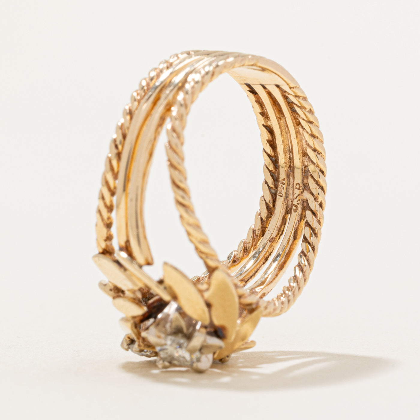Diamond Cocktail Ring | 0.38ctw | SZ 8.5 |