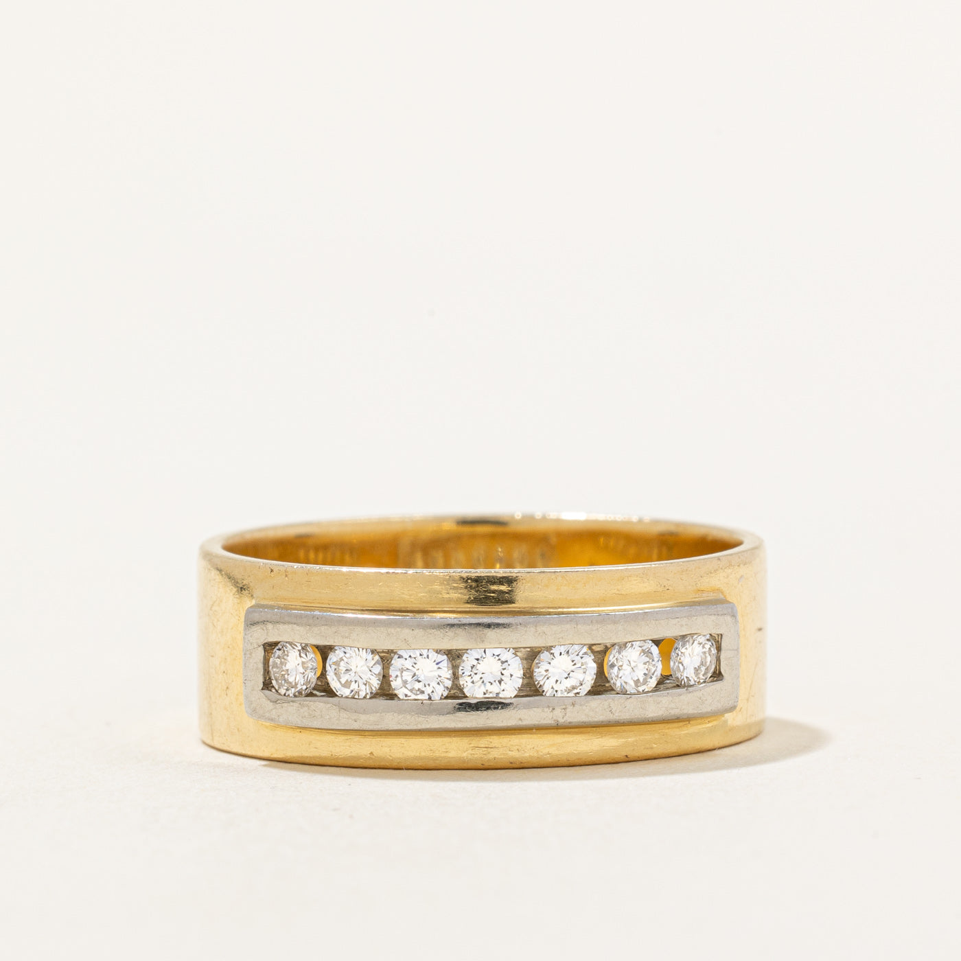 Channel Set Diamond Band | 0.35ctw | SZ 10.5 |