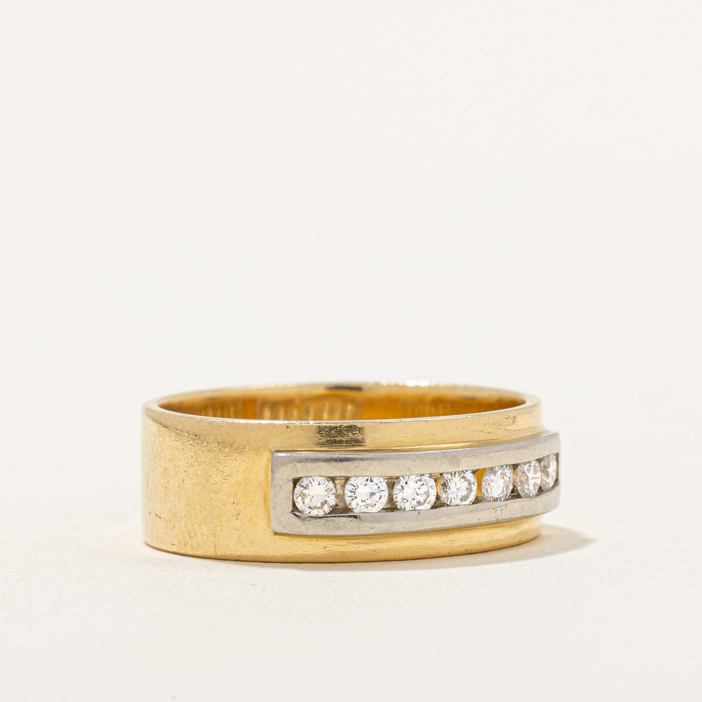 Channel Set Diamond Band | 0.35ctw | SZ 10.5 |