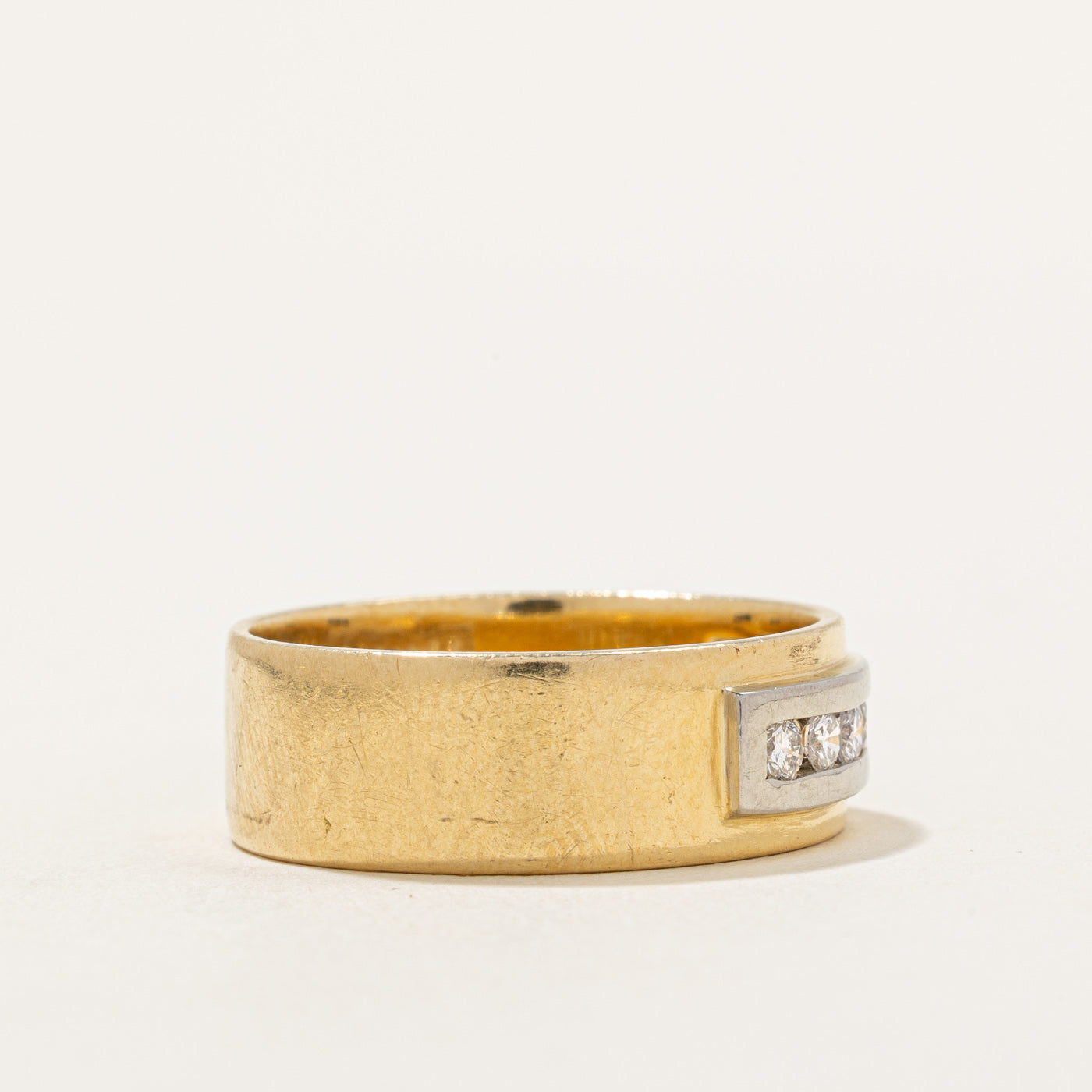 Channel Set Diamond Band | 0.35ctw | SZ 10.5 |