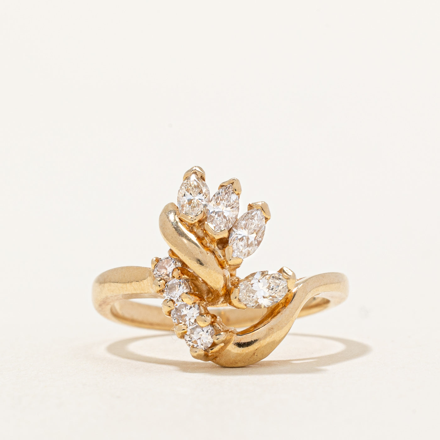 Diamond Cocktail Ring | 0.56ctw | SZ 4.75 |
