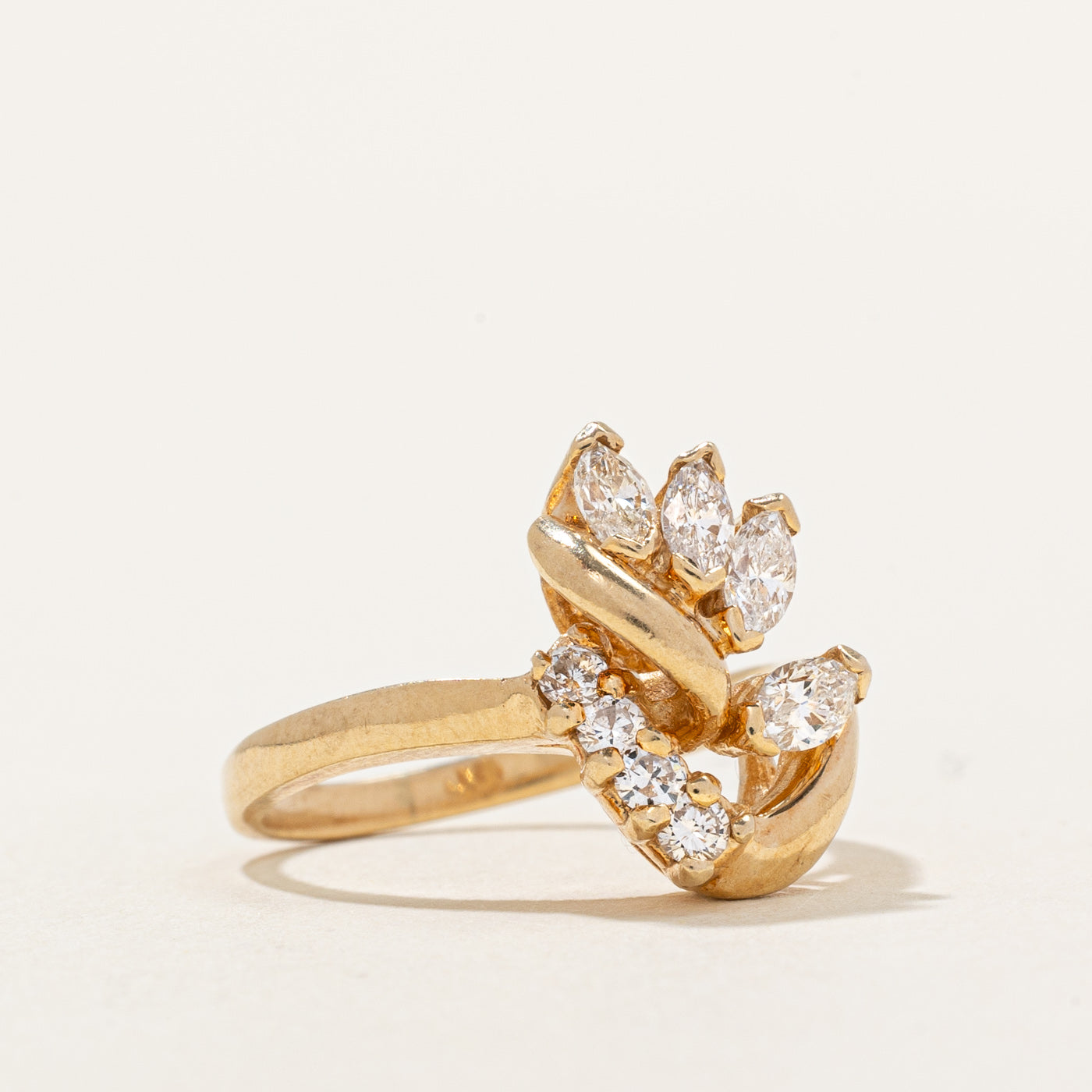 Diamond Cocktail Ring | 0.56ctw | SZ 4.75 |