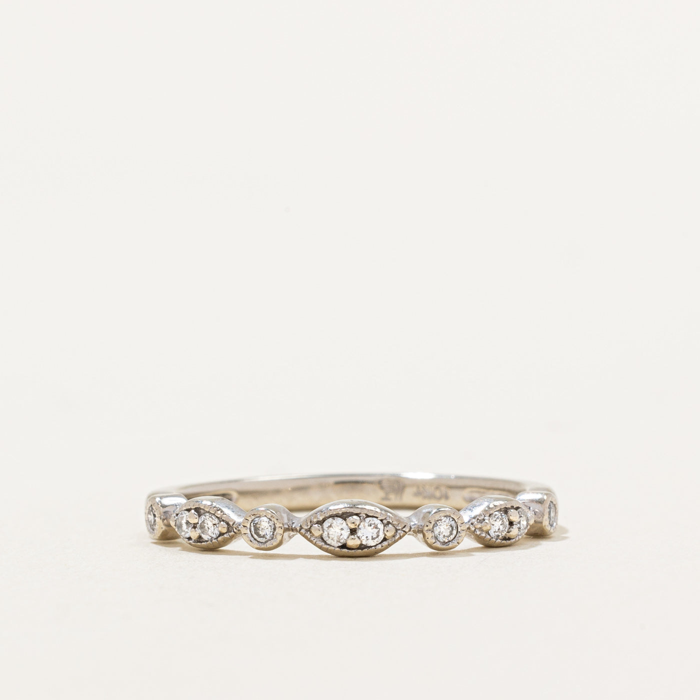 Bague en diamant | 0,10 ct | Taille 6,75 |