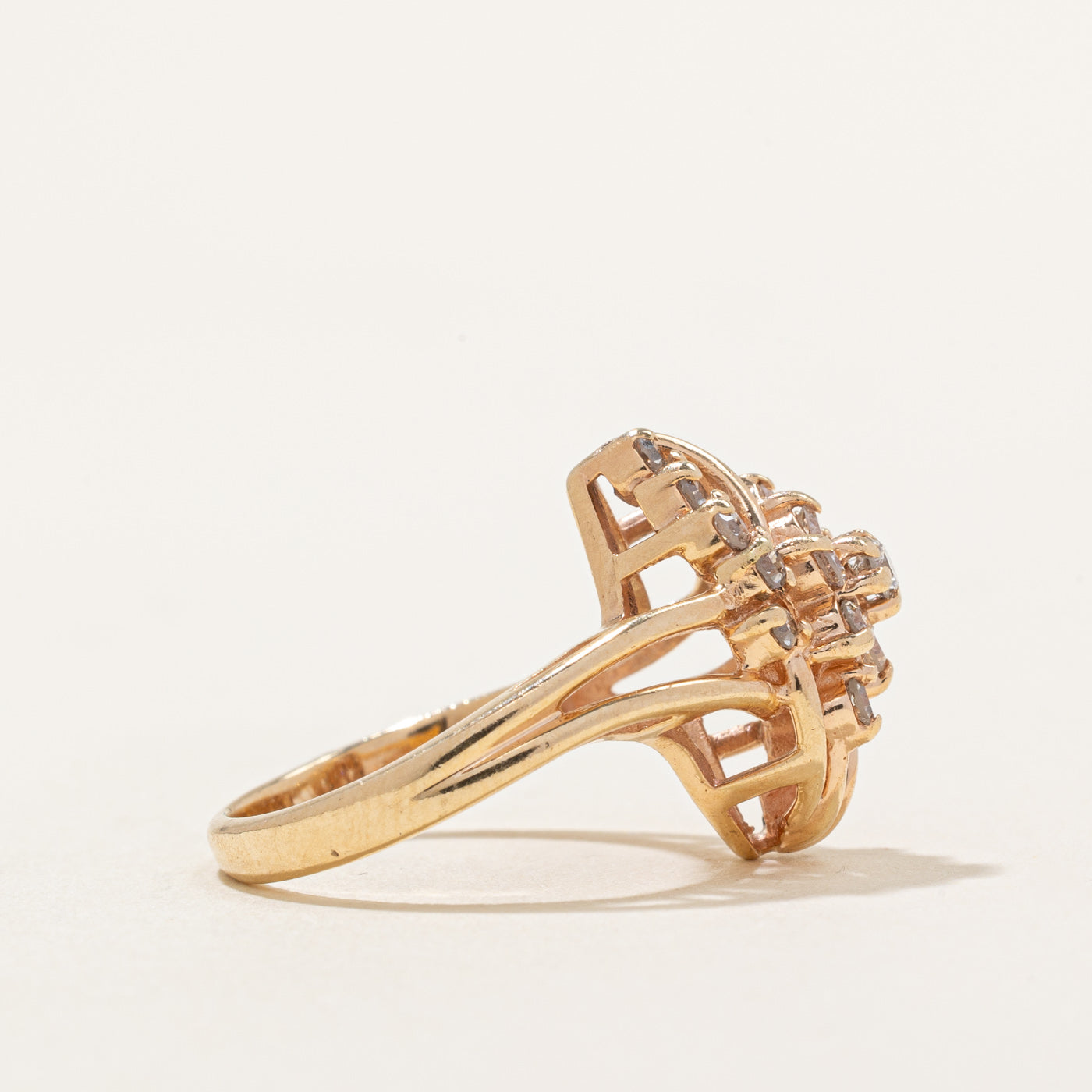 Diamond Cocktail Ring | 0.50ctw | SZ 4.5 |