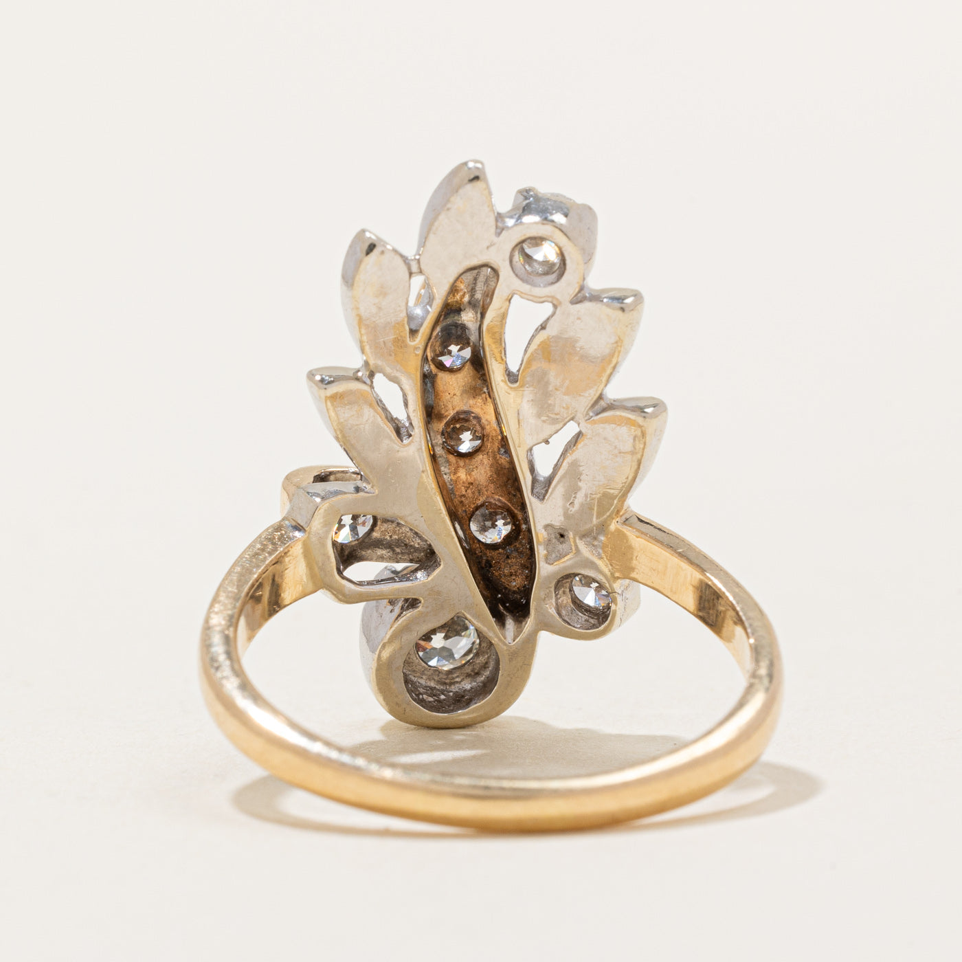 Diamond Cocktail Ring | 0.72ctw | SZ 7.5 |
