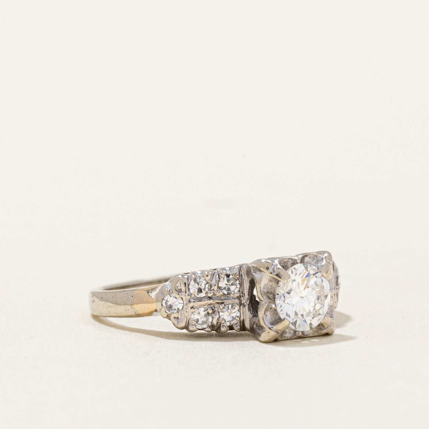 Illusion Set Diamond Engagement Ring | 0.65ctw | SZ 5.25 |
