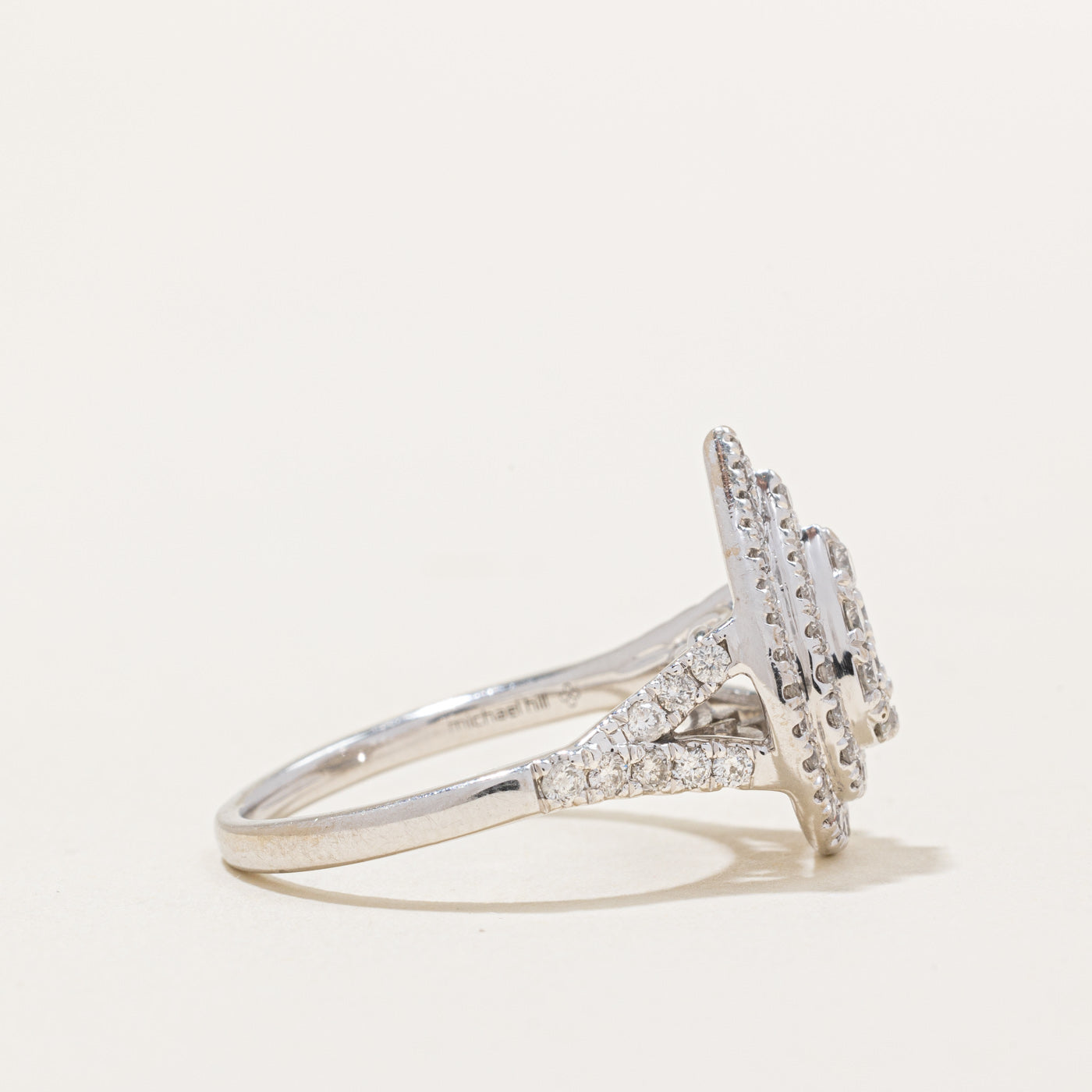 Pear Shaped Diamond Cluster Ring | 0.82ctw | SZ 5.75 |