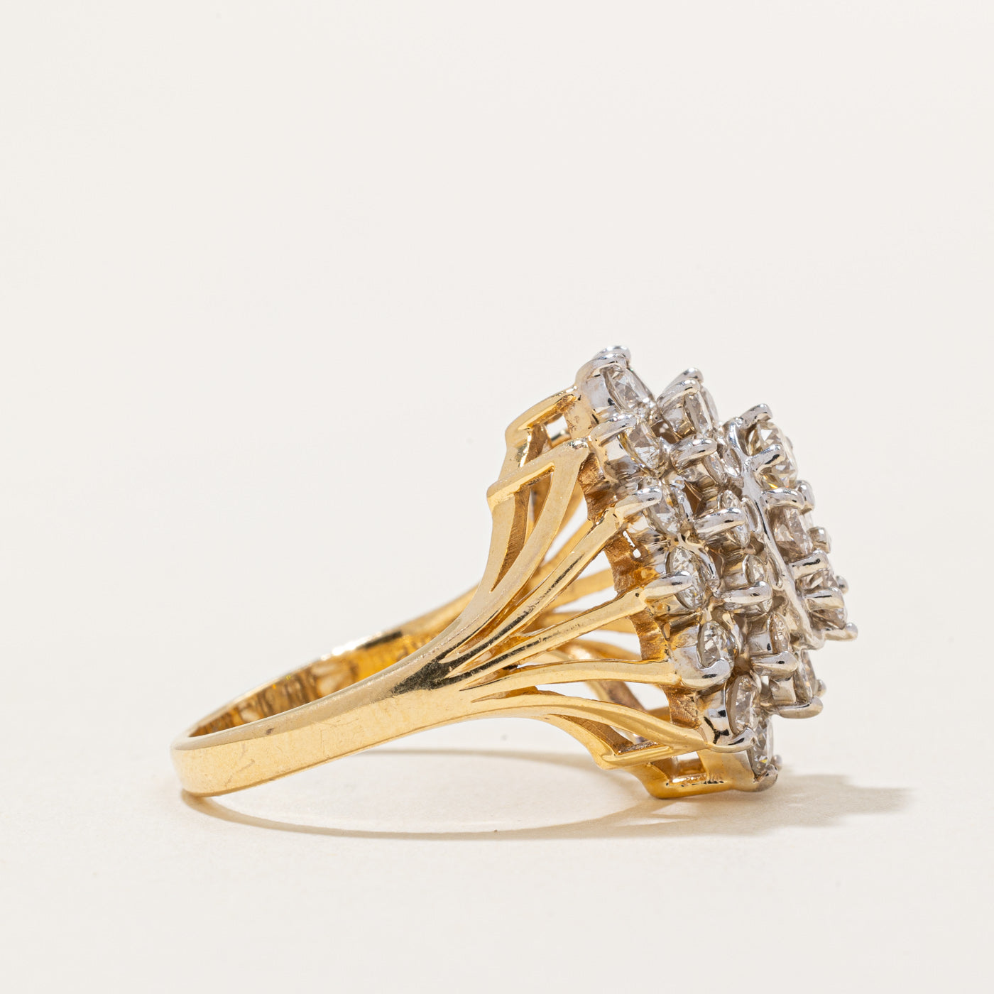 Bague sertie de diamants | 2,00 ct | Taille 5,75 |