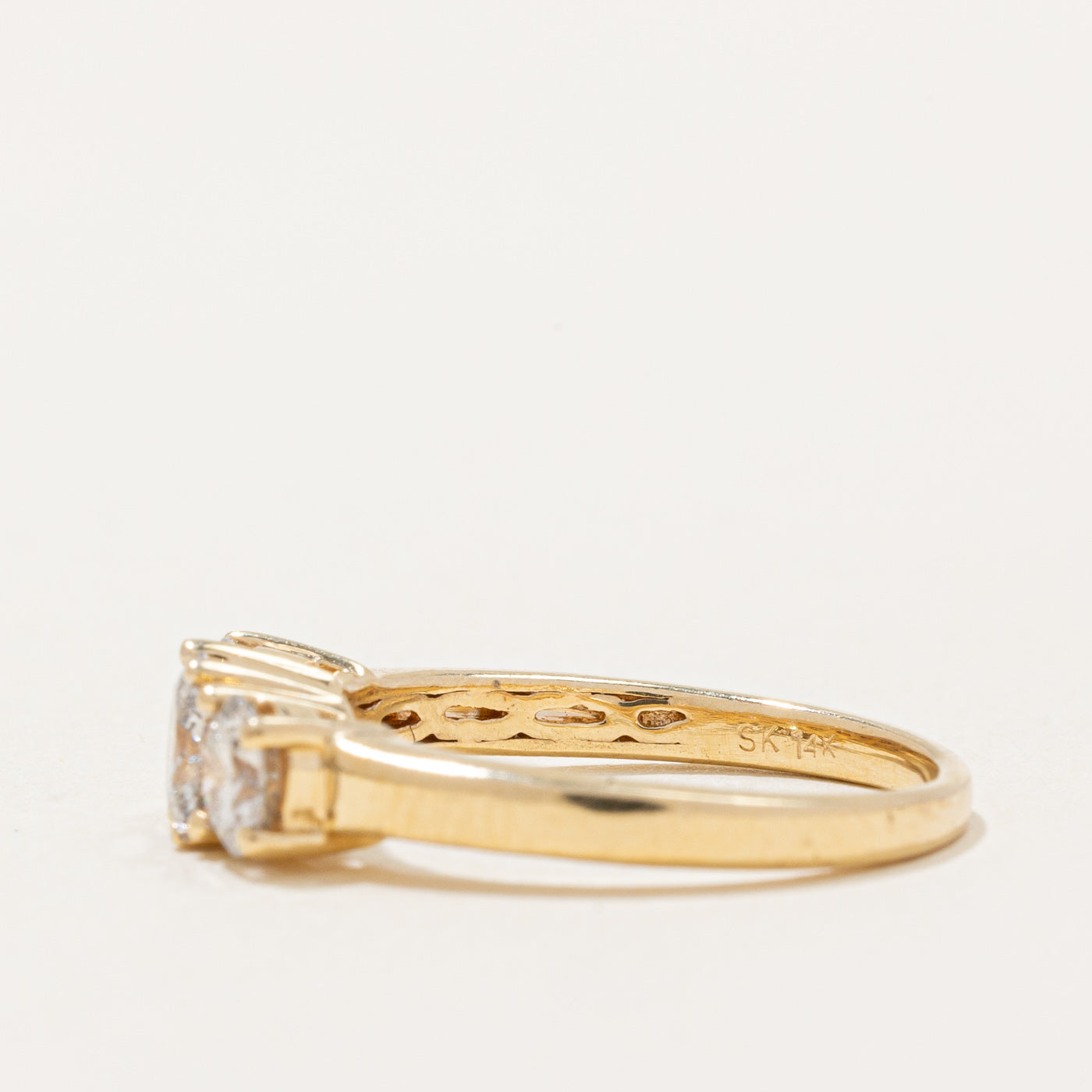 Three Stone Diamond Ring | 1.00ctw | SZ 5.25 |