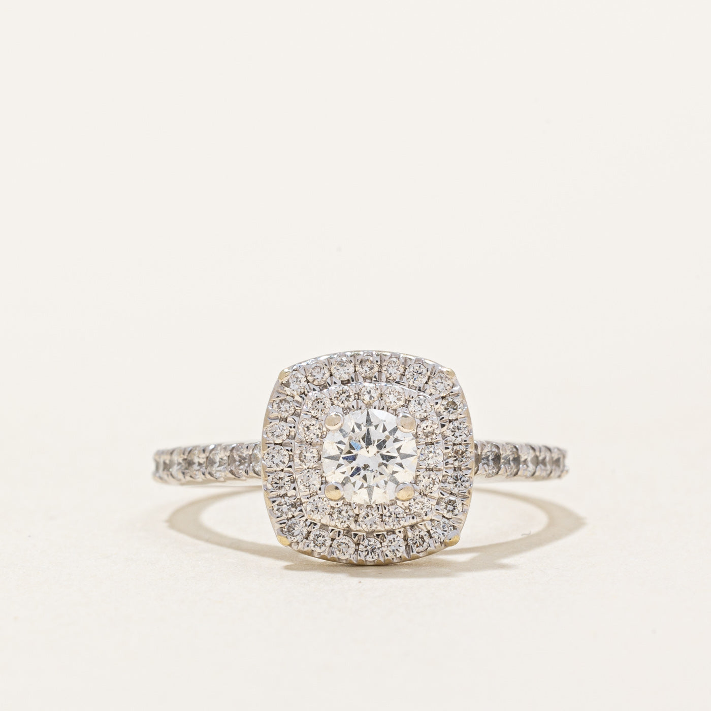 Bague de fiançailles en diamant | 0,58 ct | Taille 6,25 |
