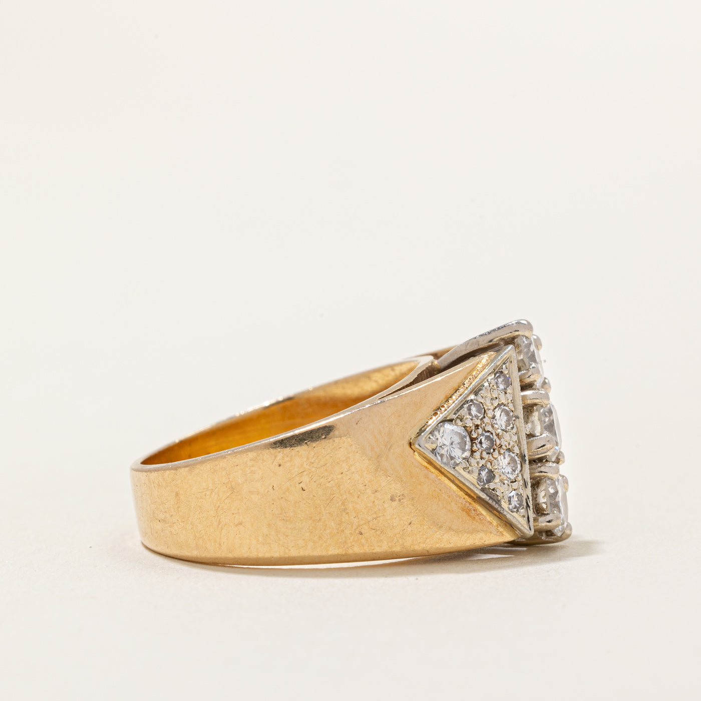 Diamond Waterfall Ring | 1.10ctw | SZ 8 |